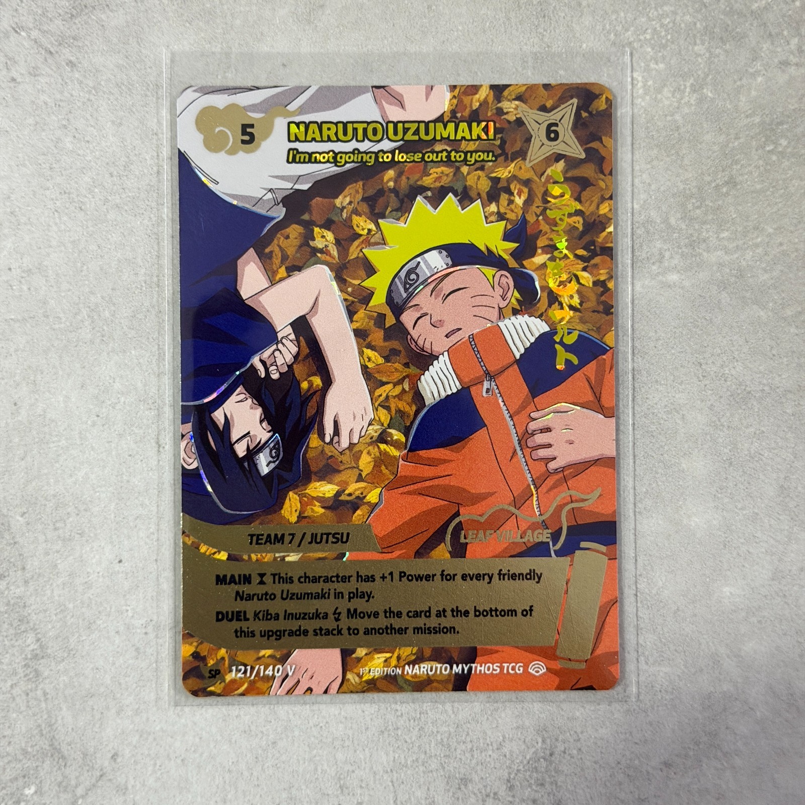 Naruto Mythos TCG: Shinobi Shiren: Naruto Uzumaki - 121/140 SP - 1st Ed.