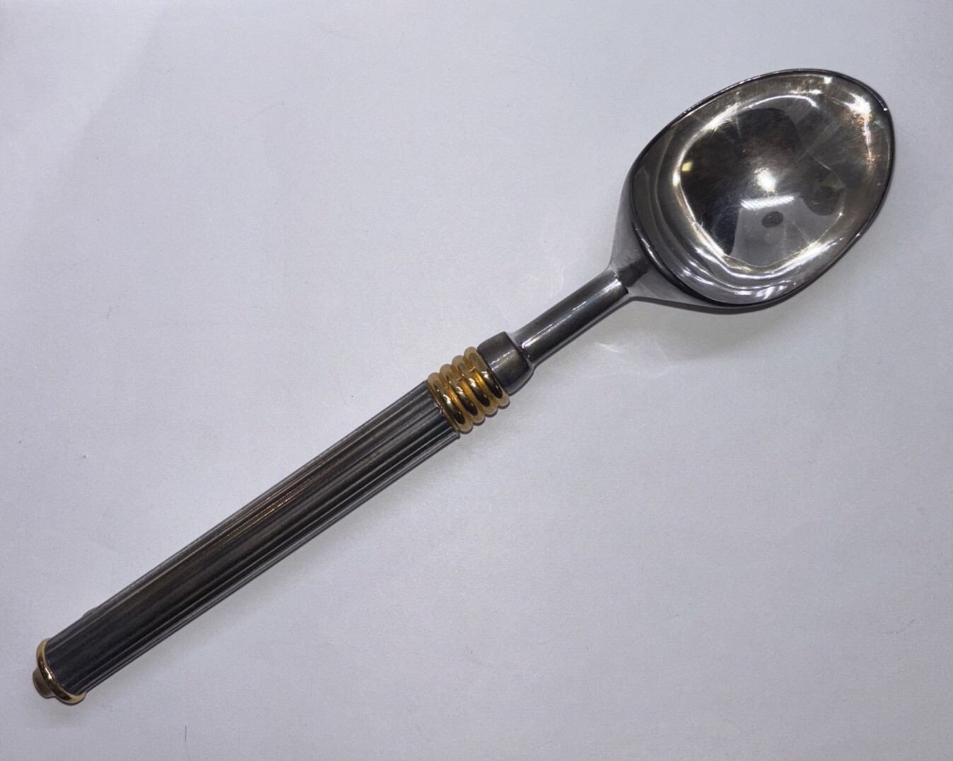 Vintage I’ve Cream Scoop Silver And Gold Tone Made In China 8” Long
