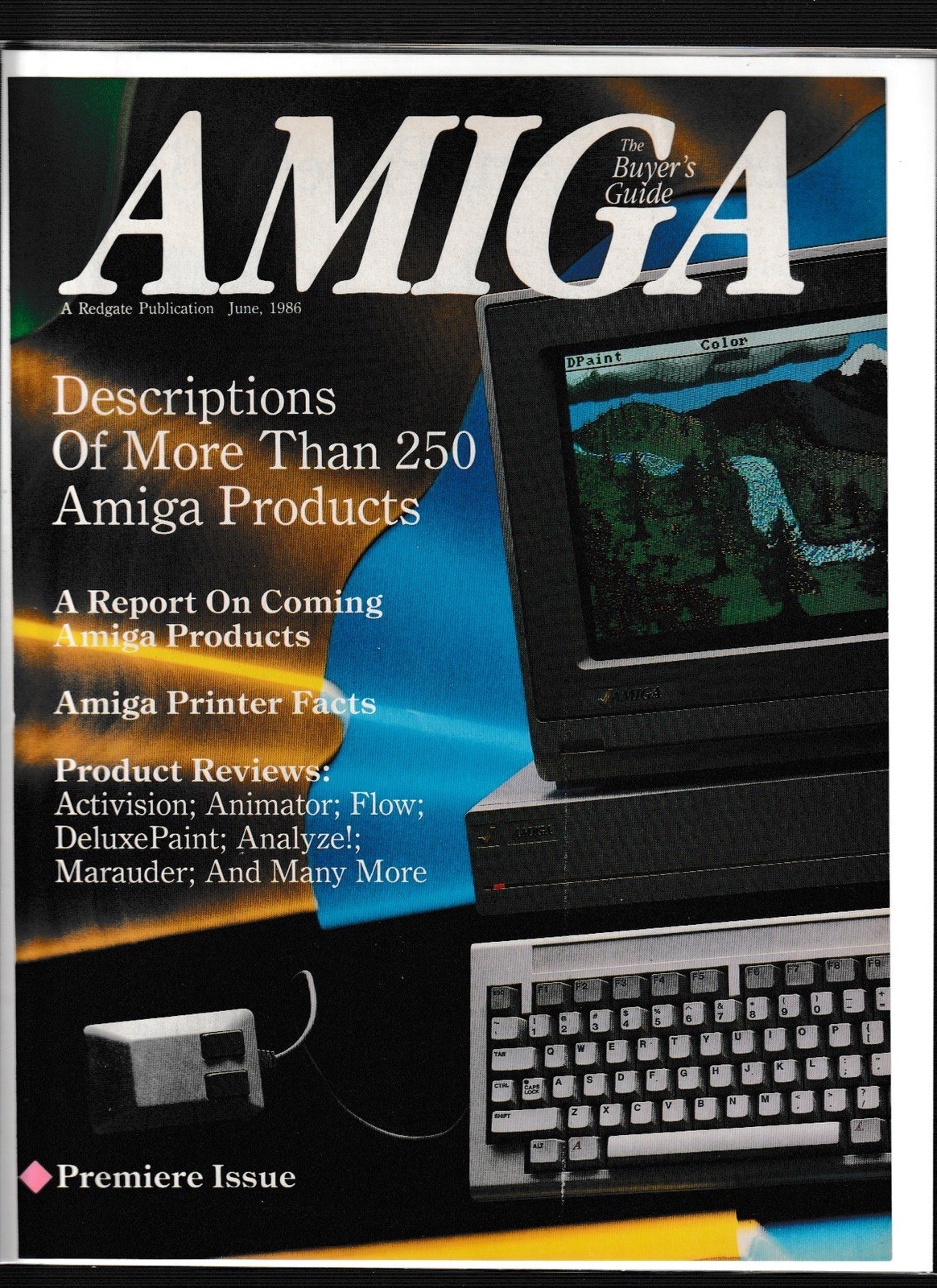 Amiga Buyer’s Guide Magazine Cover Ad Vintage Computer Products Issue