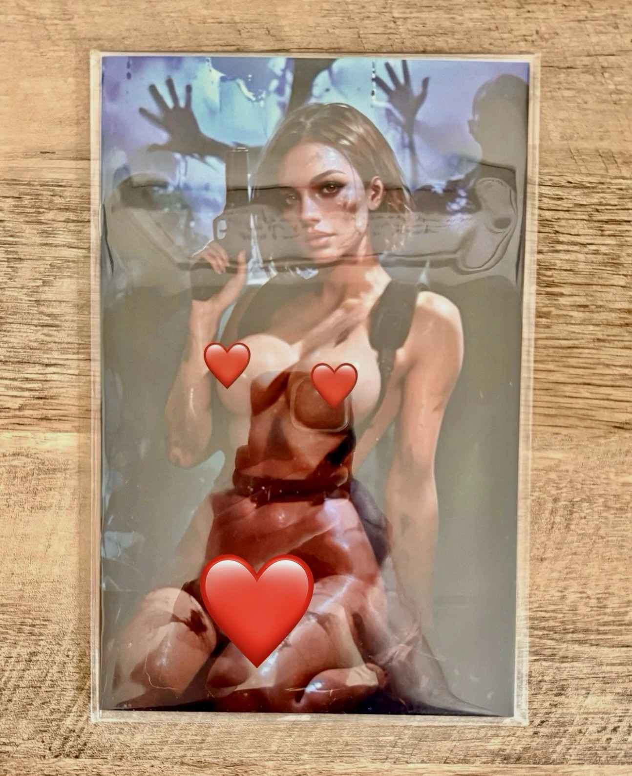 Fantasy of Cosplay Resident Evil Jill Valentine Naughty Foil Comic Brand New