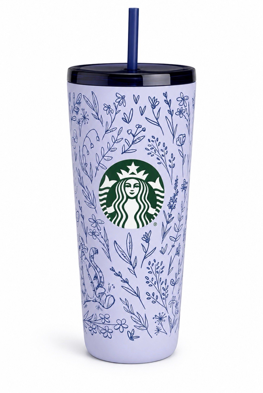 2026 Disney Parks Winnie The Pooh Friends Blue Starbucks Tumbler BUBBLE WRAPPED