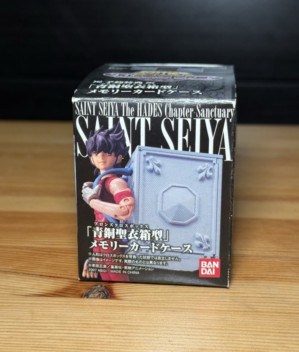 2007 Saint Seiya Bronze Cloth Box All Types PS2 Memory Card Holder Game Bonus
