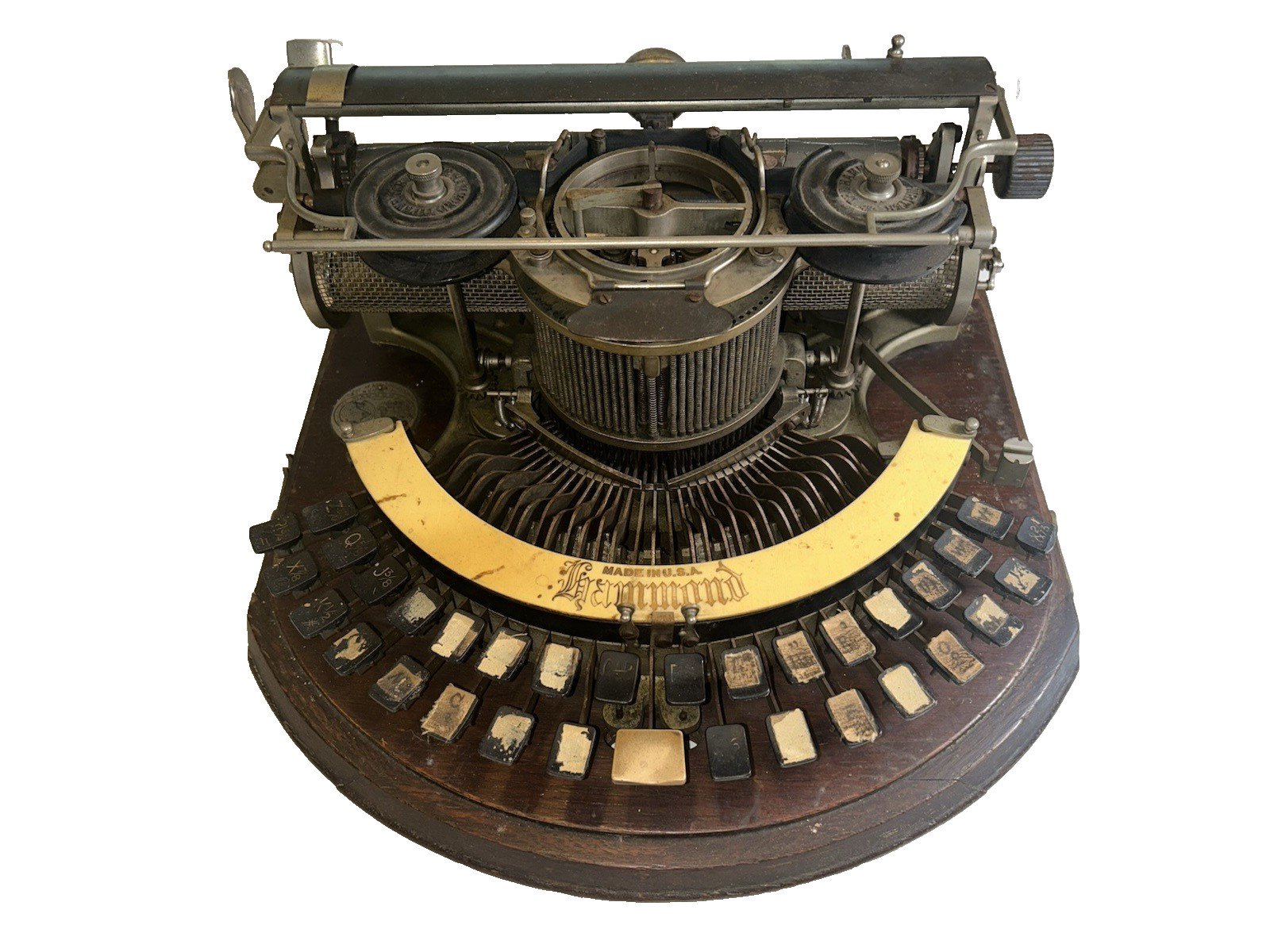 WOW antique and very rare typewriter HAMMOND  circa 1890's Ready for Restoration