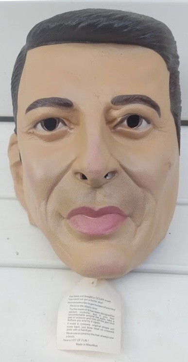 RARE Al Gore Mask ~ 1992 Cesar Mask ~ New w/Tags  Best Al Gore Mask Out There