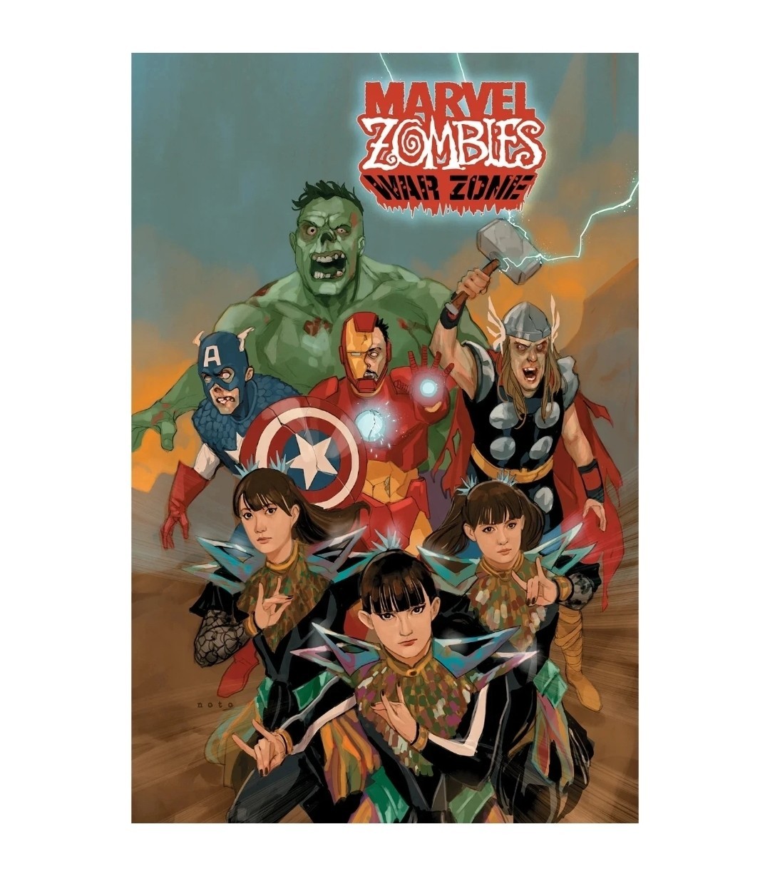 PRESALE October 2 Babymetal Edition Marvel Zombies War Zone Comic Noto / 3500