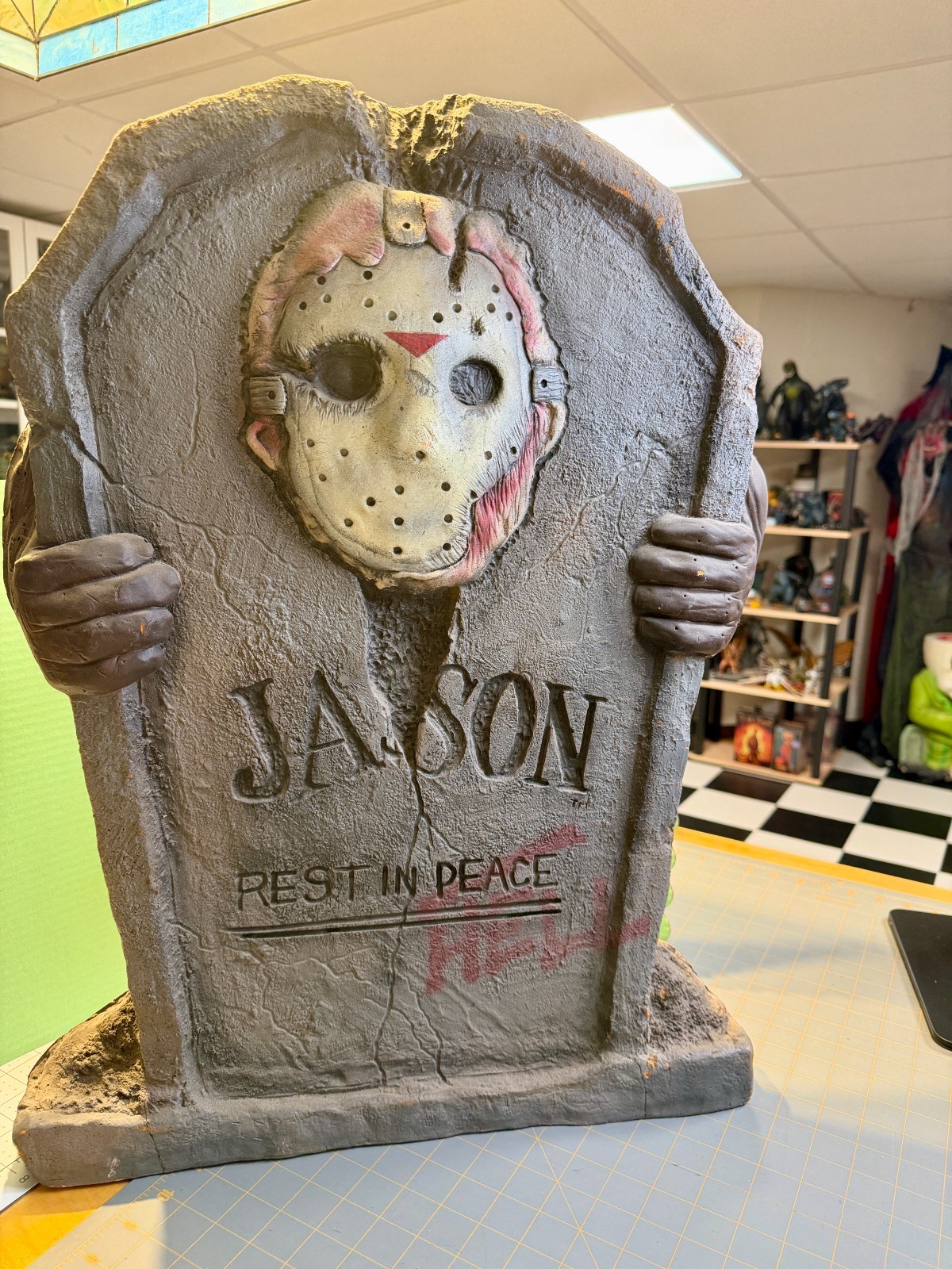 Jason 1995 3-D Tombstone (Rest in Peast)