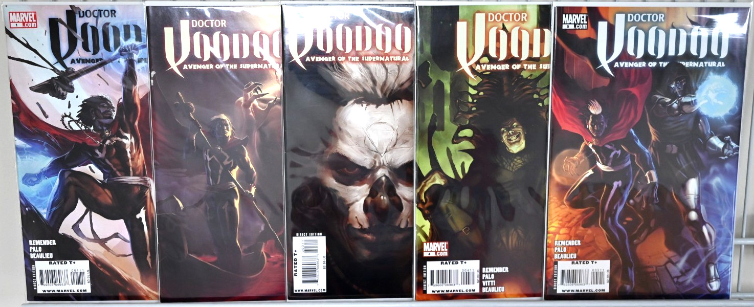 Doctor Voodoo: Avenger of The Supernatural #1-5 Sharp NM- Avg Condition Full Set