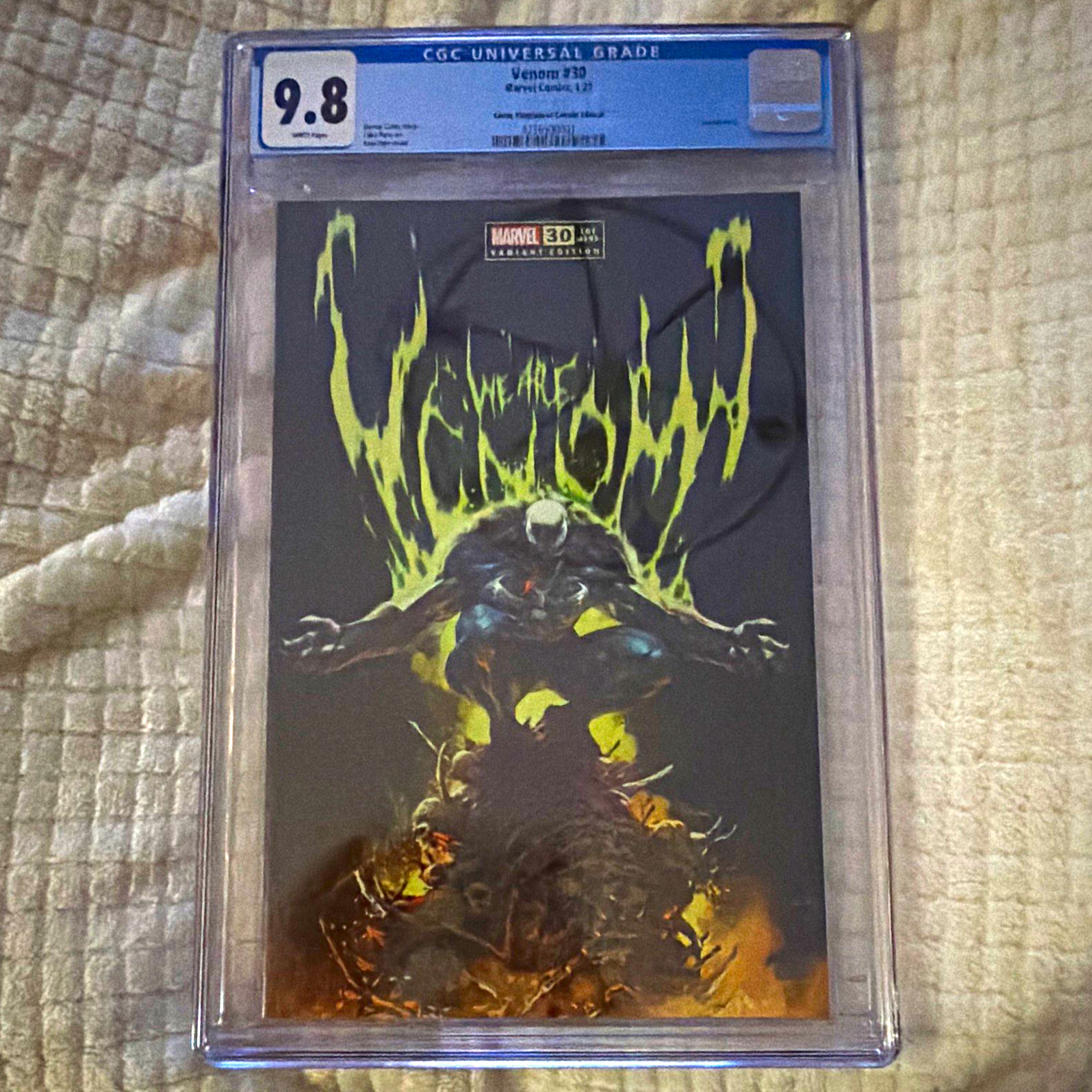 Marvel Venom #30 CGC 9.8 2021 Ryan Stegman Cover Virgin Variant Donny Cates