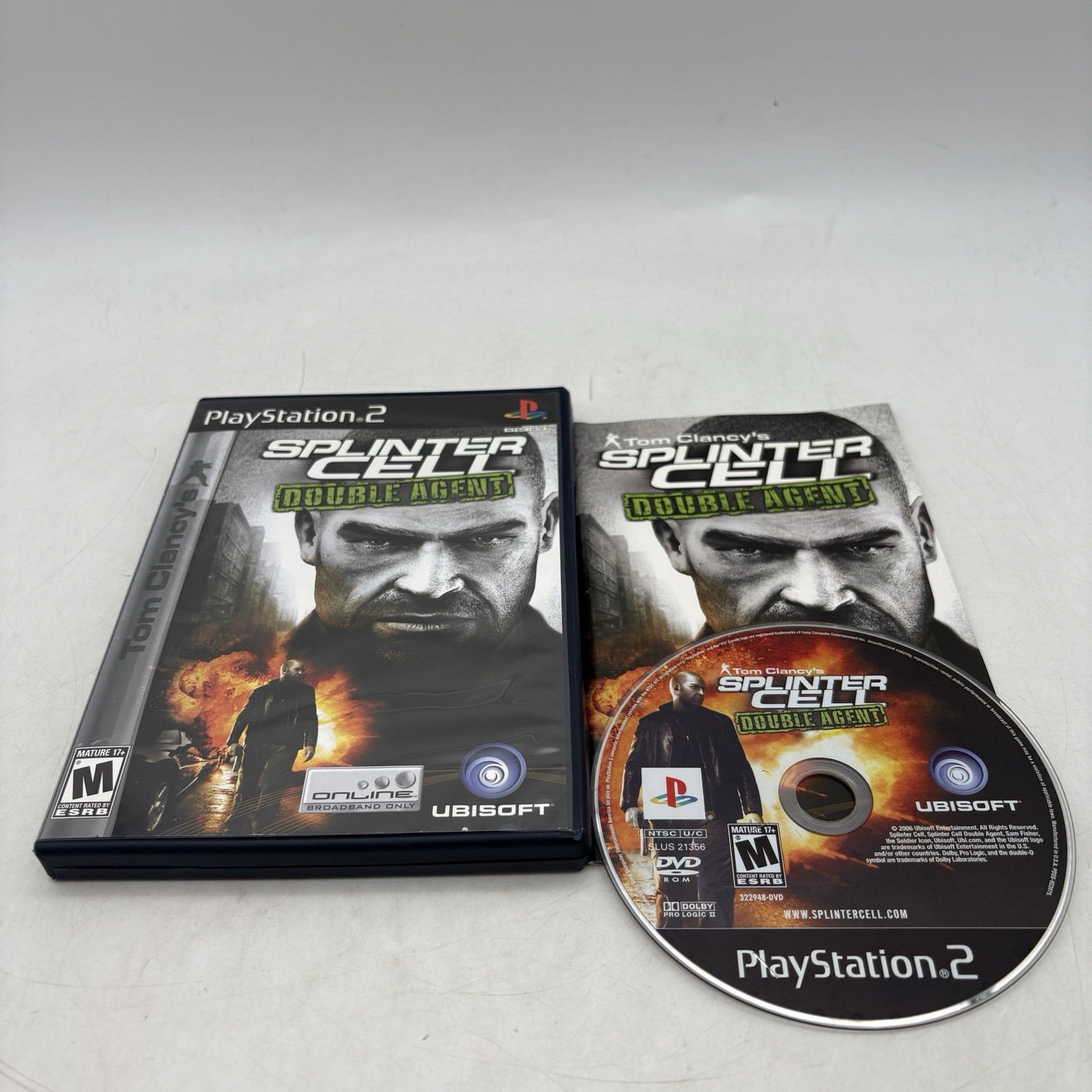 Tom Clancy's Splinter Cell: Double Agent Complete w/ Manual CIB Tested