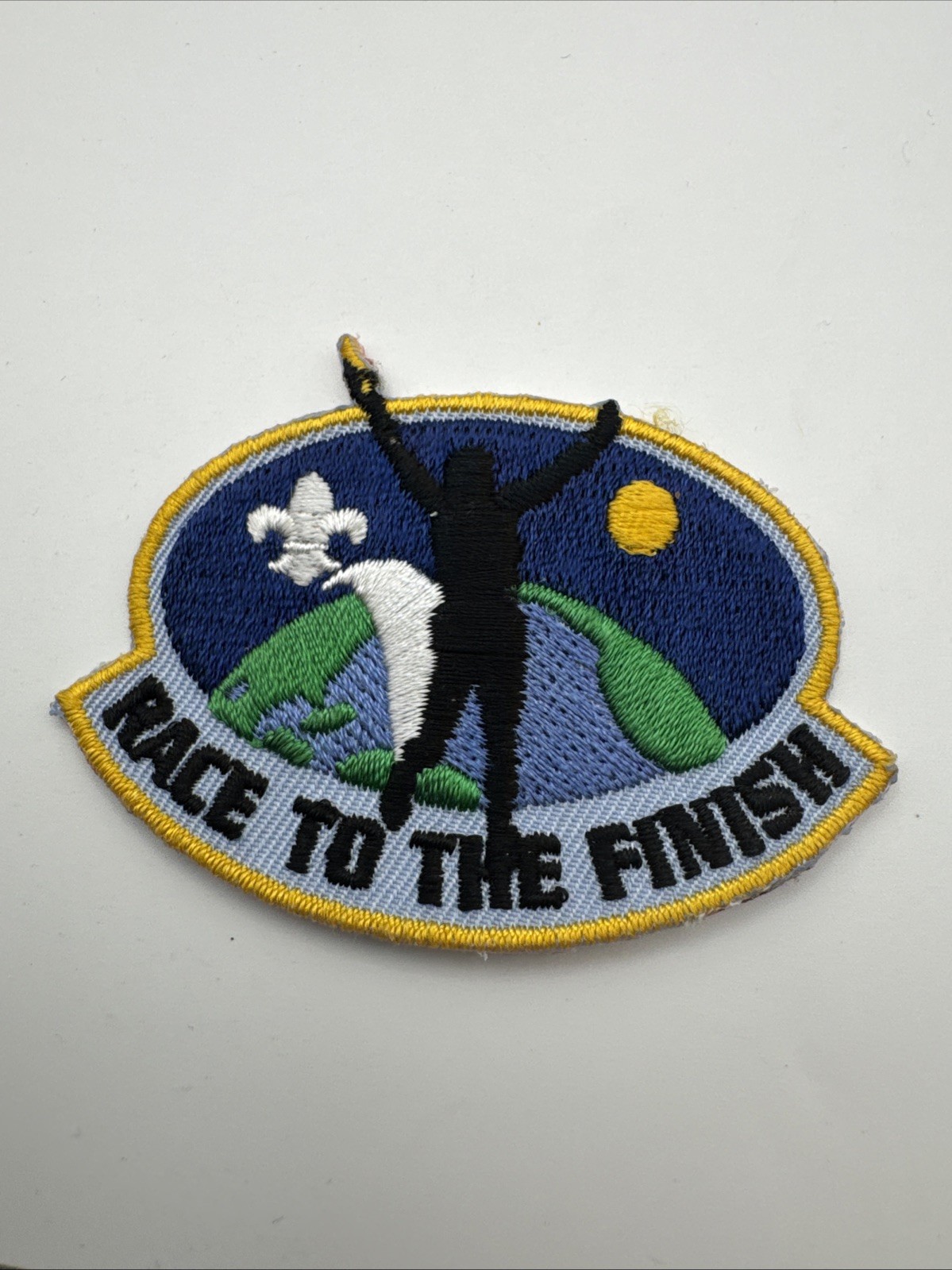 BSA “RACE TO THE FINISH”  RECOGNITION EMBLEM Patch