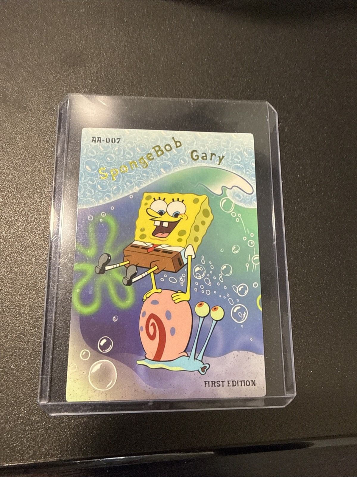 2003 Upper Deck Spongebob First Edition AA-007 Spongebob And Gary