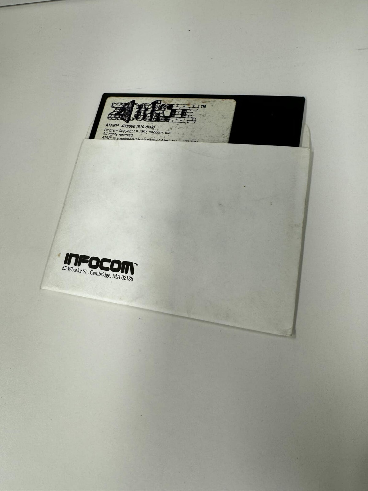 Zork II: The Wizard of Frobozz Atari 8-bit 400/800/XL/XE TESTED WORK no box