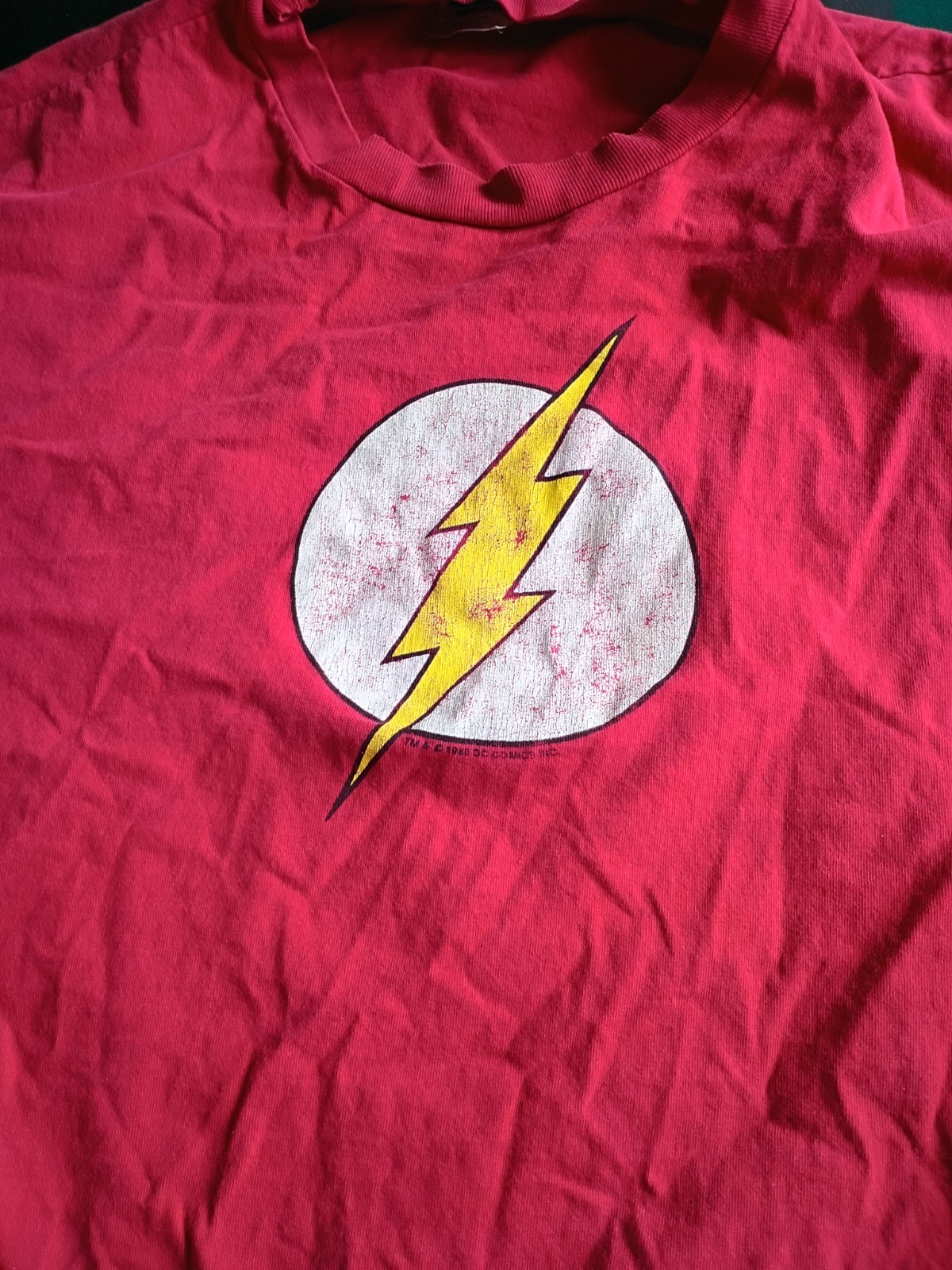 VNG 90s Repro THE FLASH XXL HANES T-Shirt GRAPHITTI 