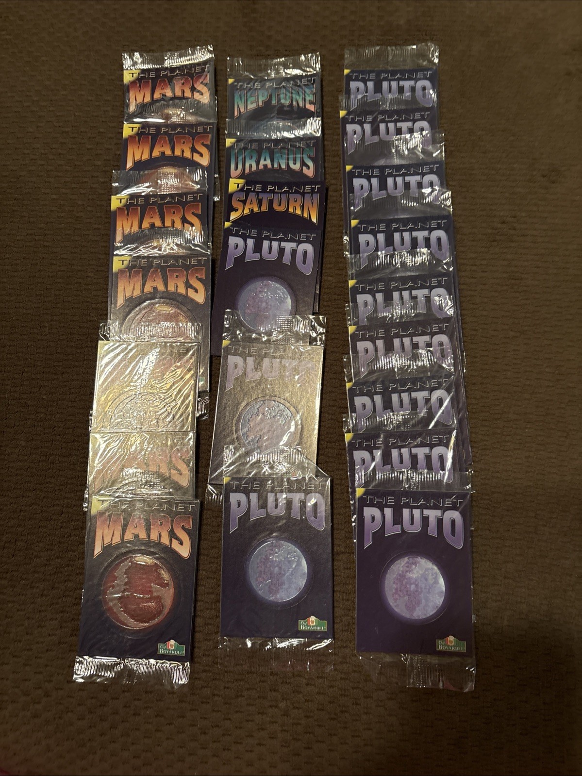 Chef Boyardee The Planet 10 Card Mail Away Promo Set Sticker Glow 22 Car Vintage