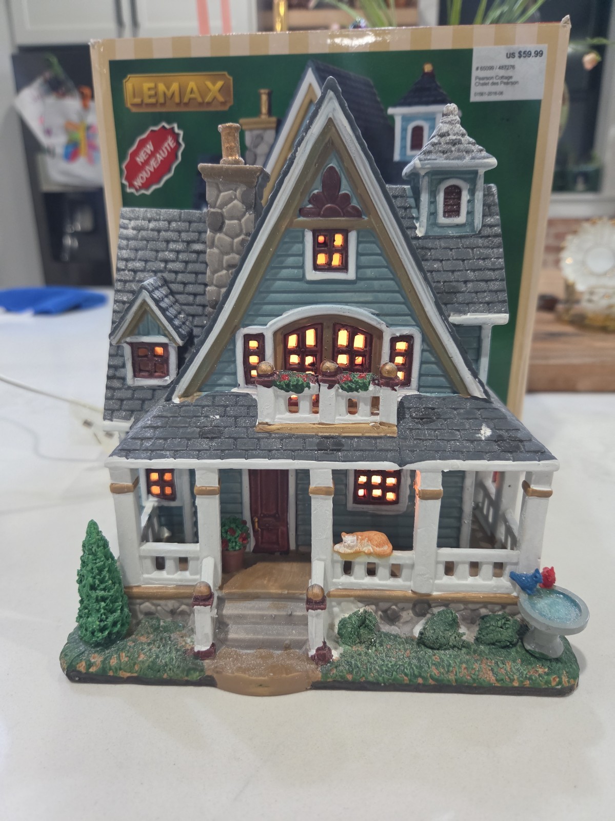 Lemax 2016 Pearson Cottage #65099 Miniature Village Christmas Holiday Home Decor
