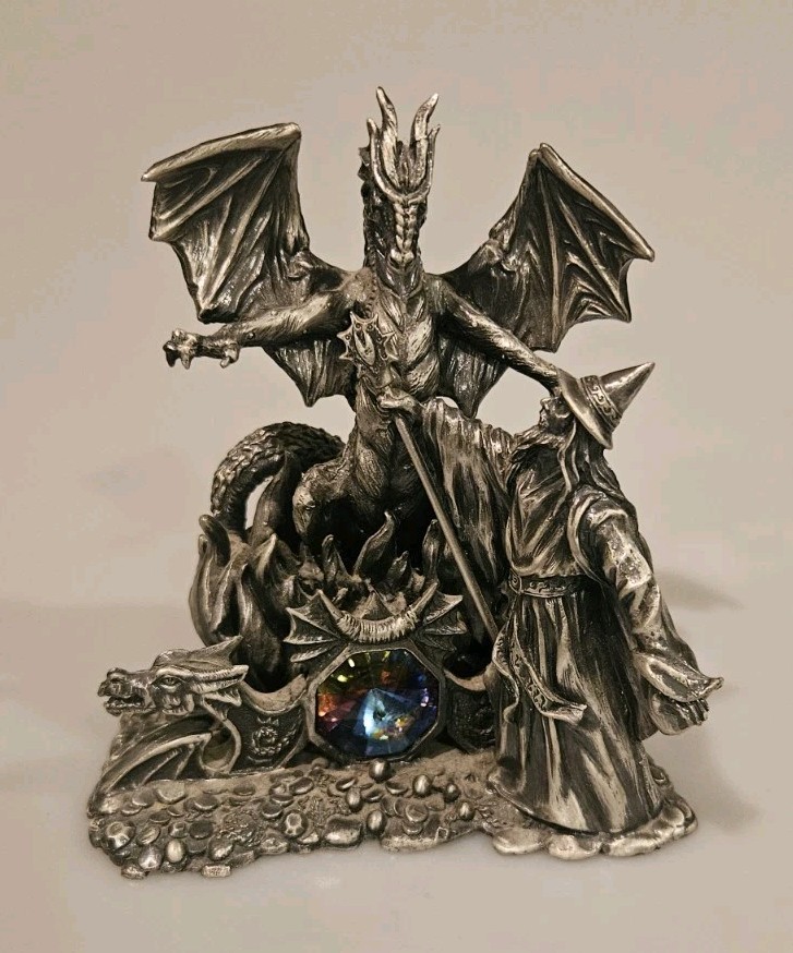 Rising Of The Dragon Sculpture By S.C. Ward 2003 Dungeons And Dragons