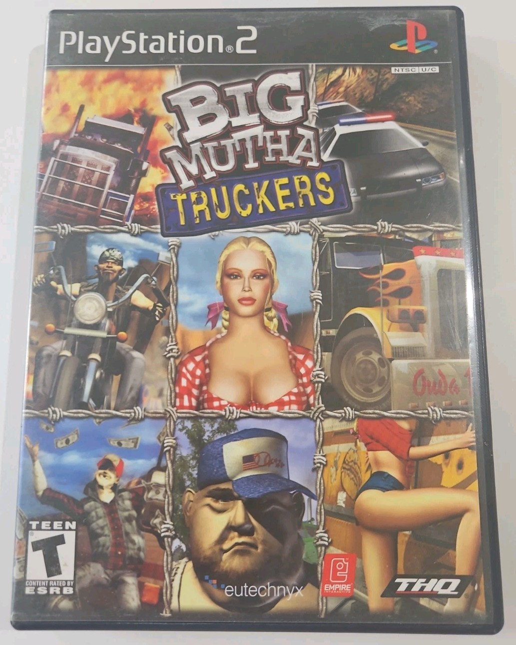 Big Mutha Truckers PS2 (Sony PlayStation 2) CIB Complete w/Manual TESTED VG **