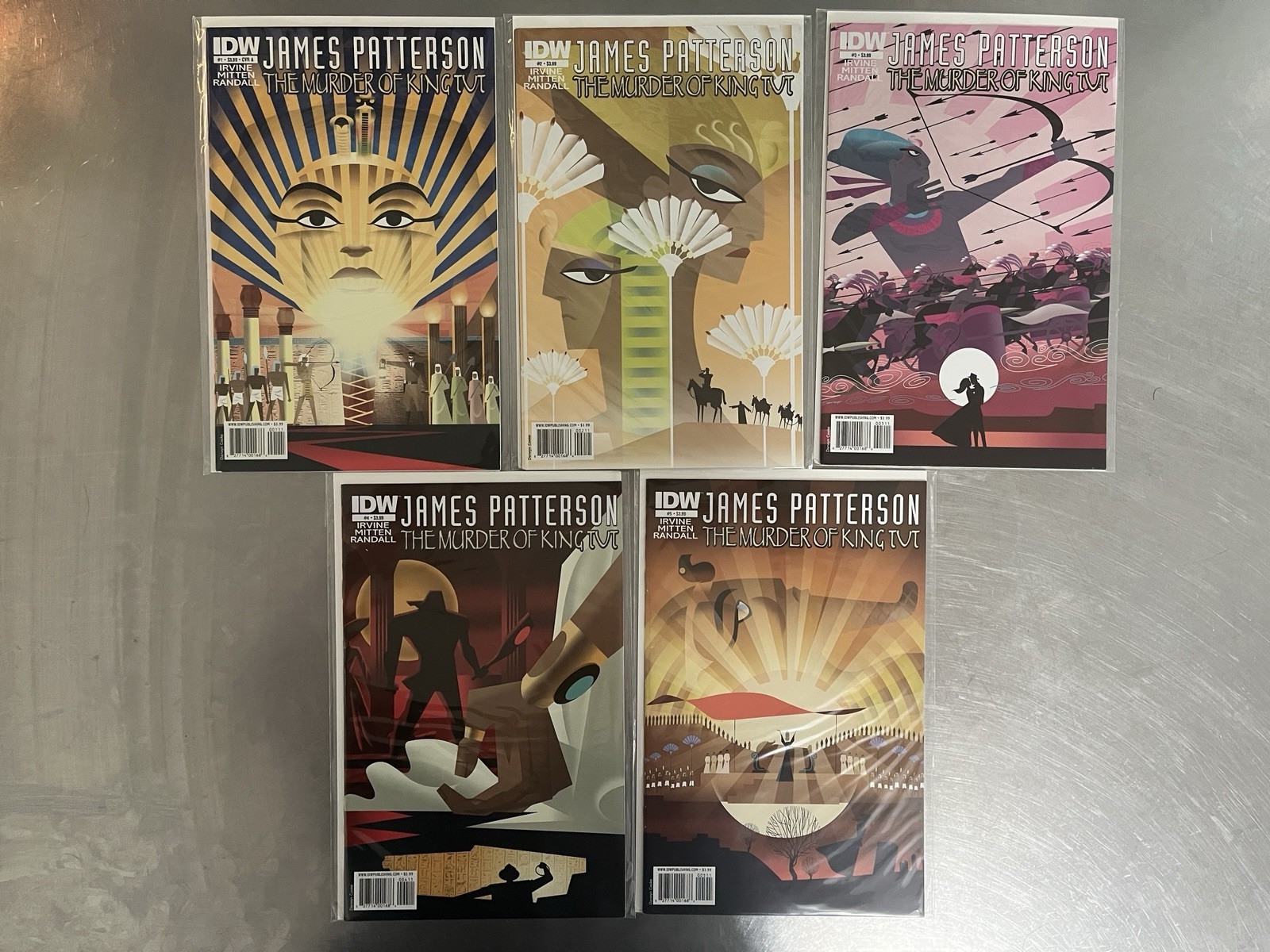 James Patterson's the Murder of King Tut 1-5 Complete (IDW  2010) Darwyn Cooke