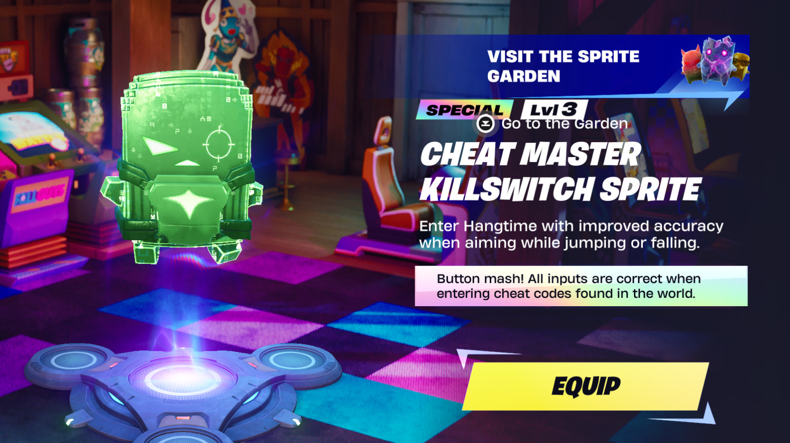 Cheat Master Killswitch Sprite (You Keep It) NEW ULTRA RARE