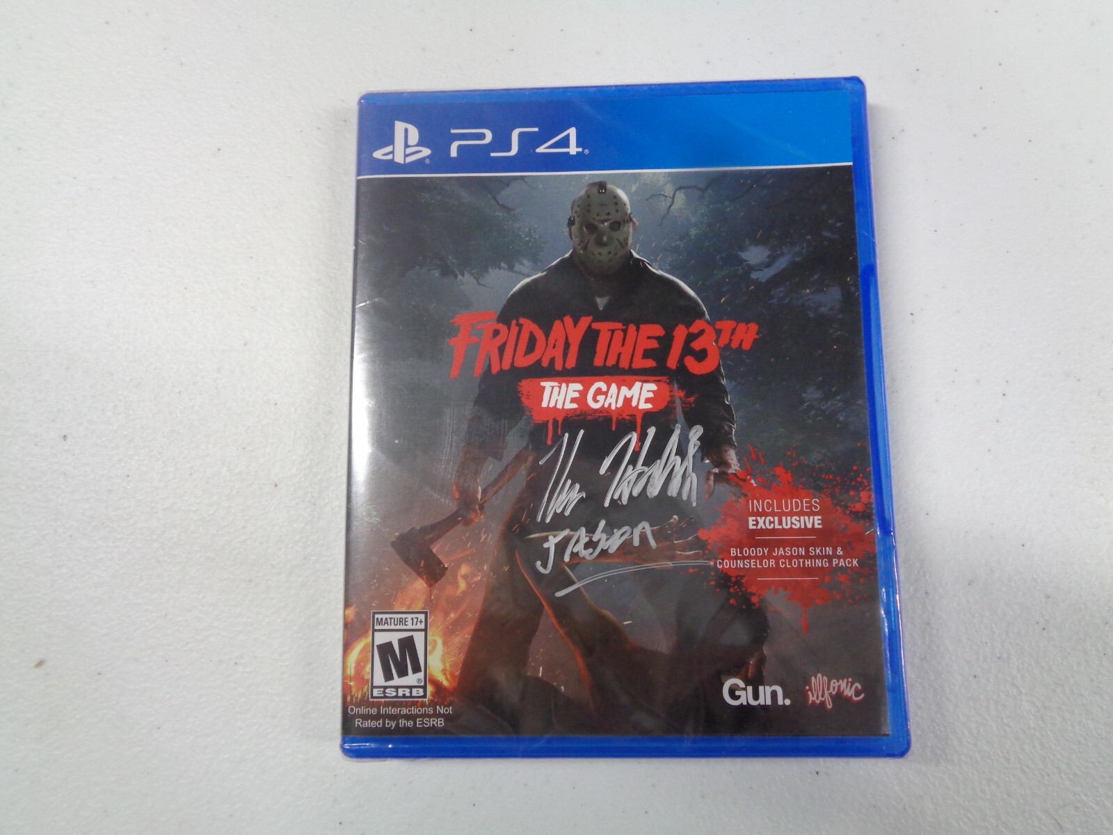 Kane Hodder Signed Friday The 13th: The Game PS4 Playstation 4 SEALED NEW JASON