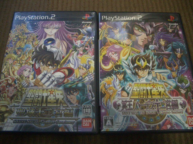 PS2 Saint Seiya Chapter Sanctuary & Meiou Hades Juunikyuu 2 games