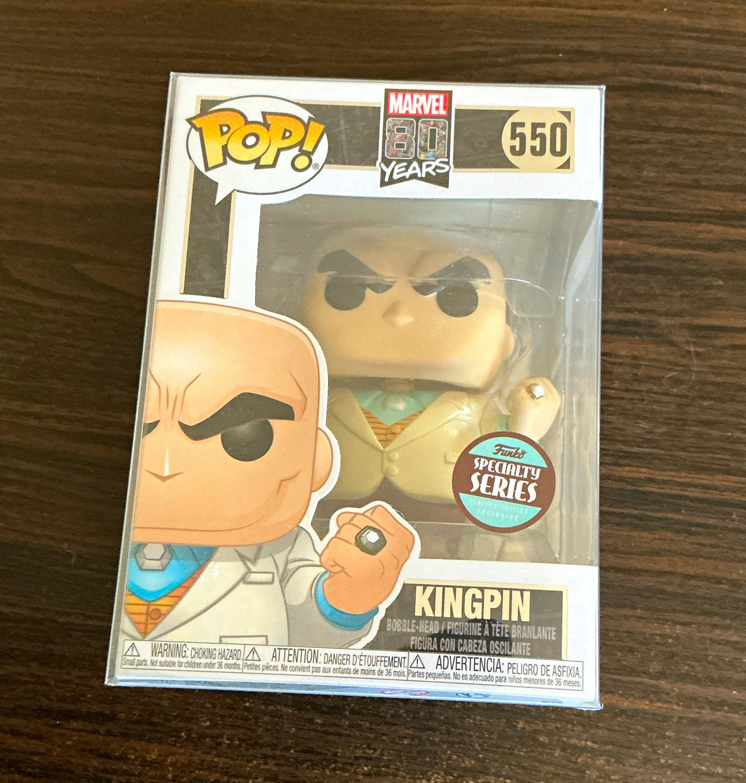 Funko Pop Vinyl: Marvel 80 Years - Kingpin Specialty Series #550