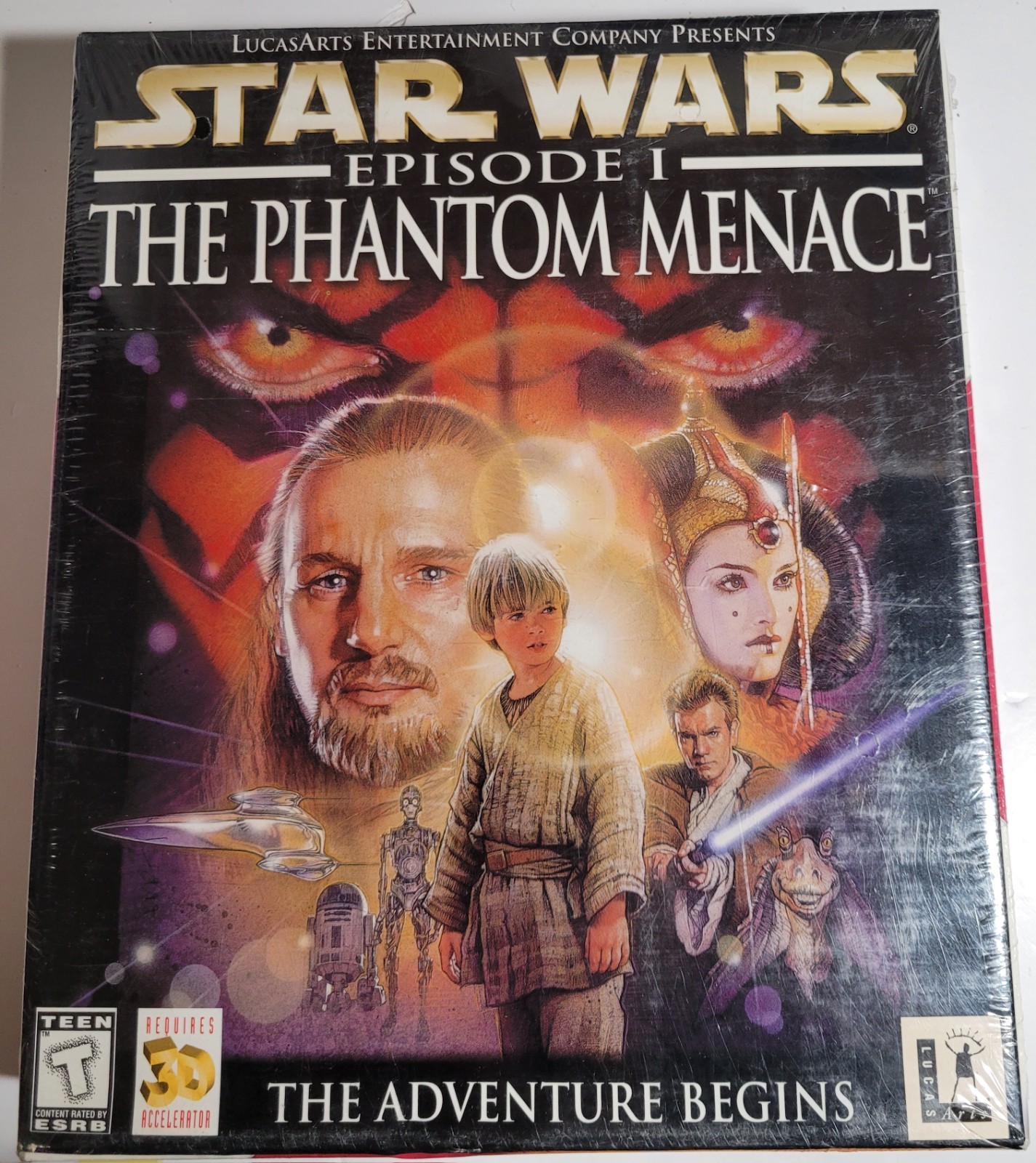 Star Wars: Episode I -- The Phantom Menace (PC, 1999) BRAND NEW SEALED Big Box