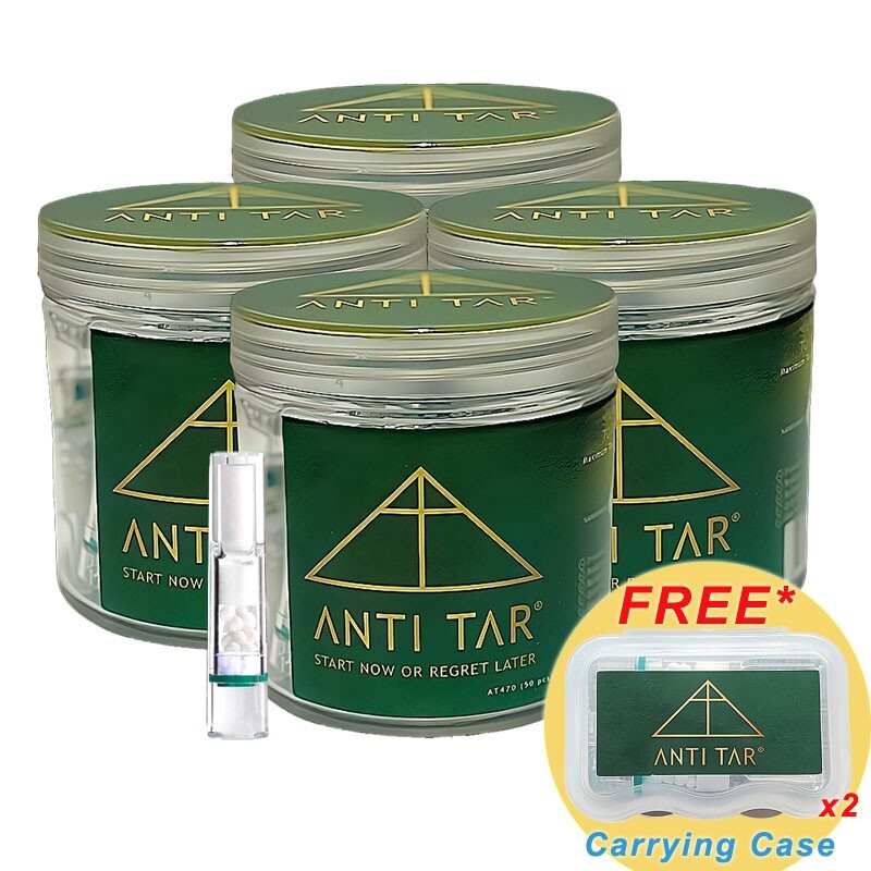 ANTI TAR TripleGuard Cigarette Filters Tar Block Roach Tips Holder [BUNDLE-4]