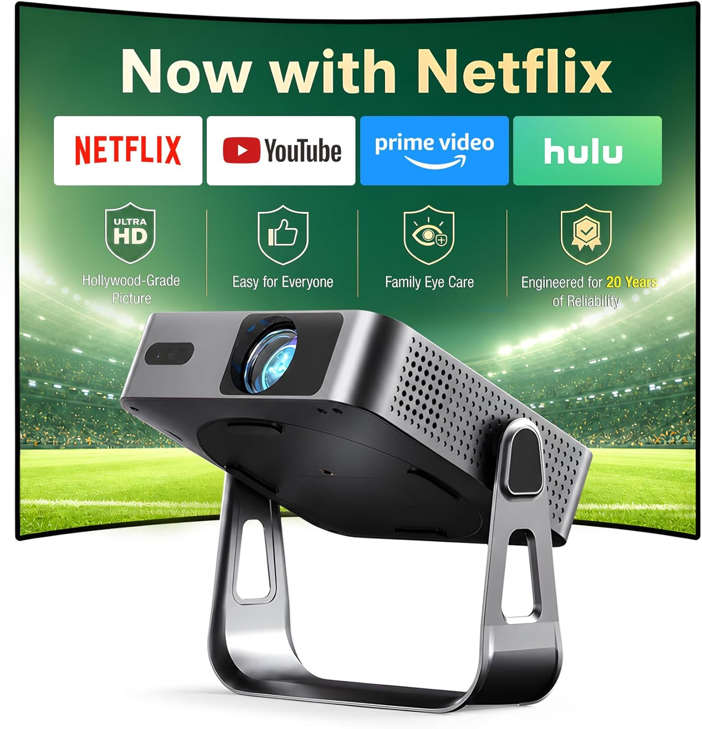 【Officially-Licensed APP & Native 1080P】Thinnest 1.81