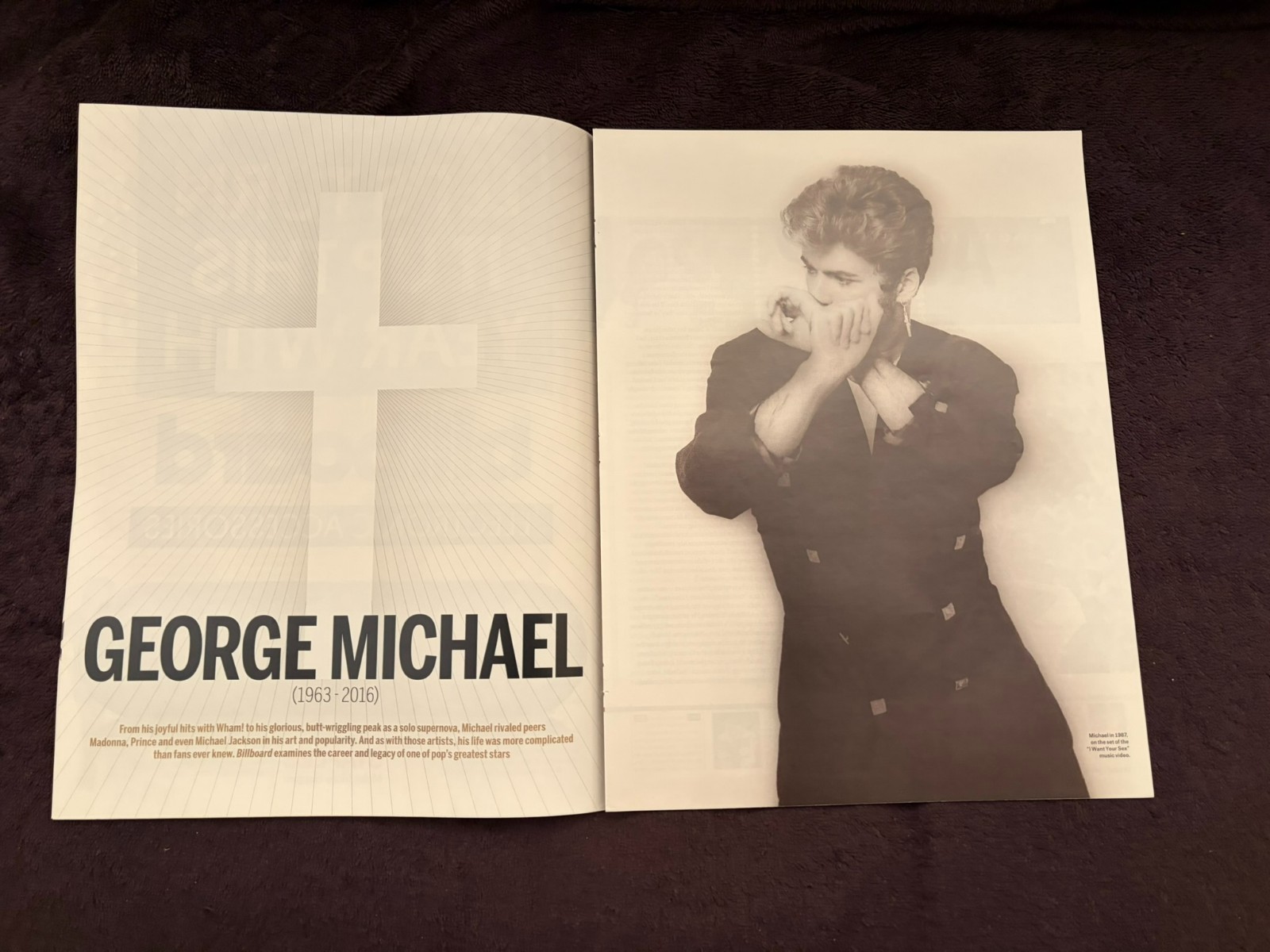 GEORGE MICHAEL 1963-2016 tribute article 