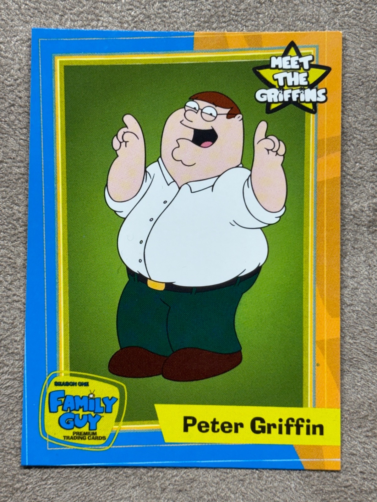 2005 Inkworks Family Guy Season 1 Peter Griffin Meet the Griffins  #2 ROOKIE RC