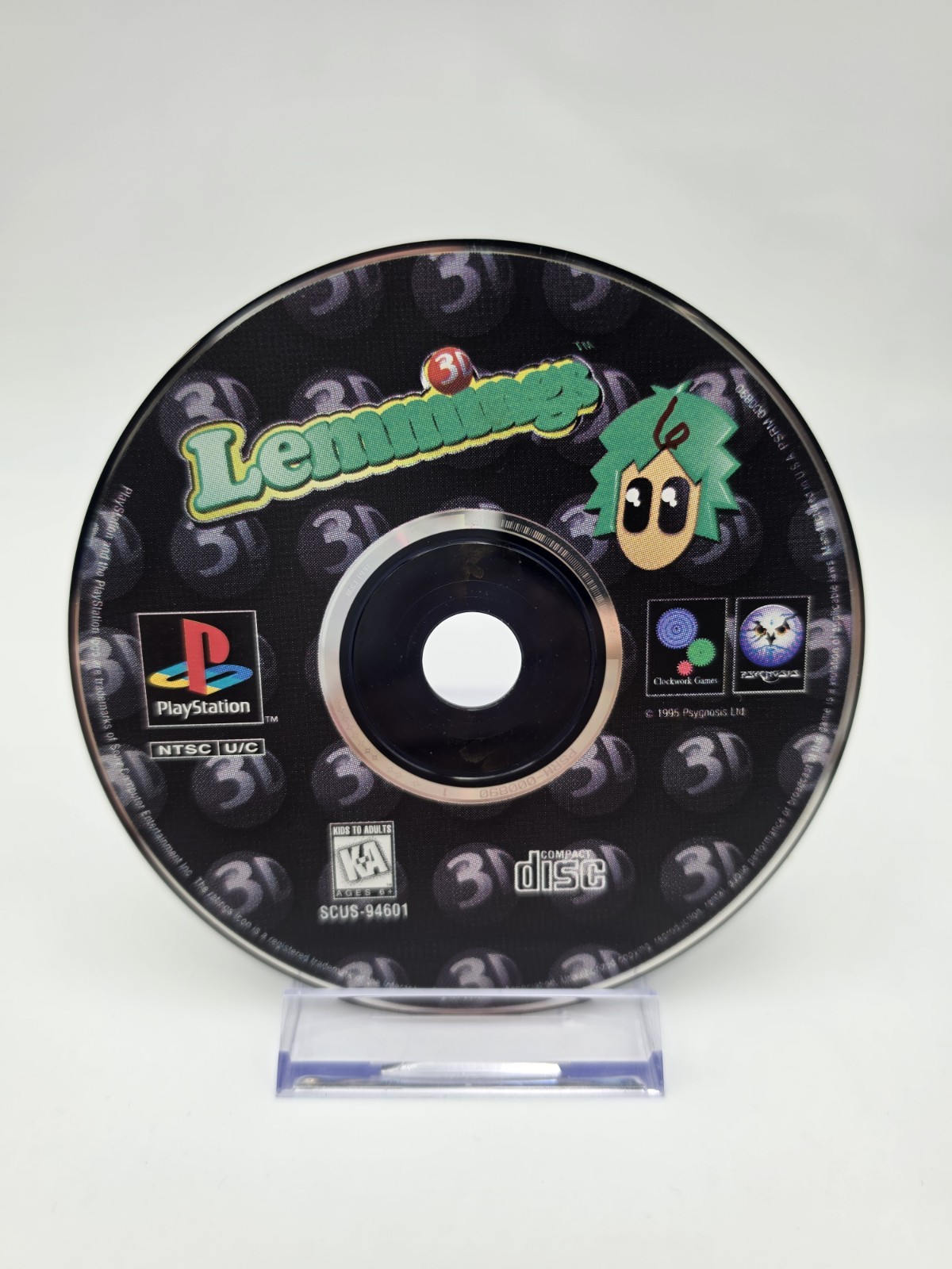 Lemmings 3D PS1 DISC ONLY Original Sony Playstation 1 TESTED PICS 