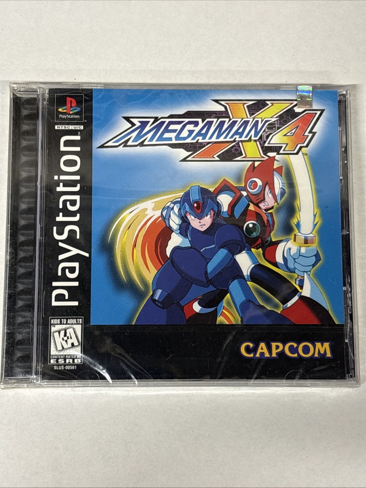 Mega Man X-4 X4 Action & Adventure Sony PlayStation 1 PS1 New SEALED BLACK LABEL
