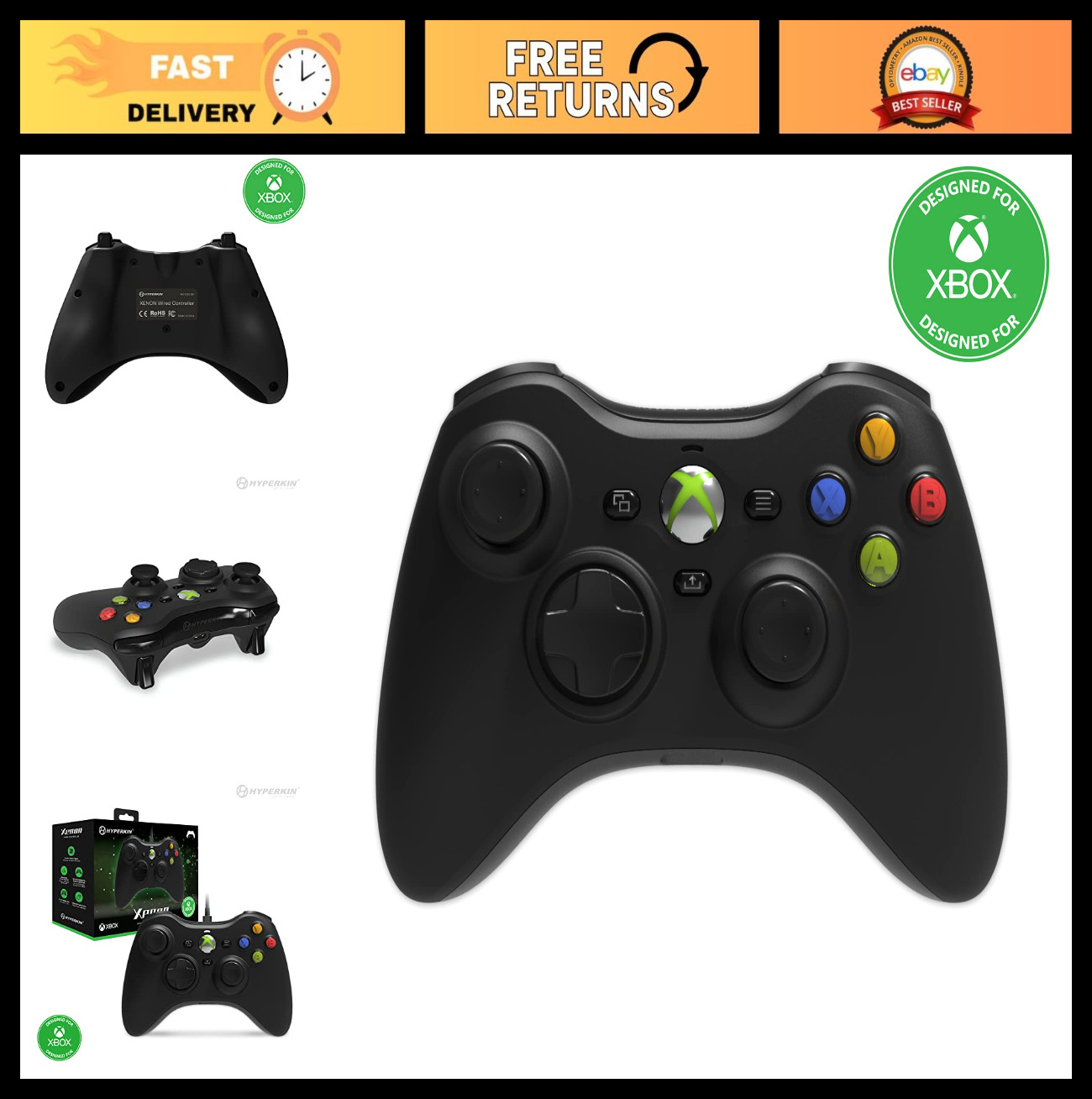 Hyperkin Xenon Wired Controller for Xbox Series X|S, Xbox One & Windows 10|11, P