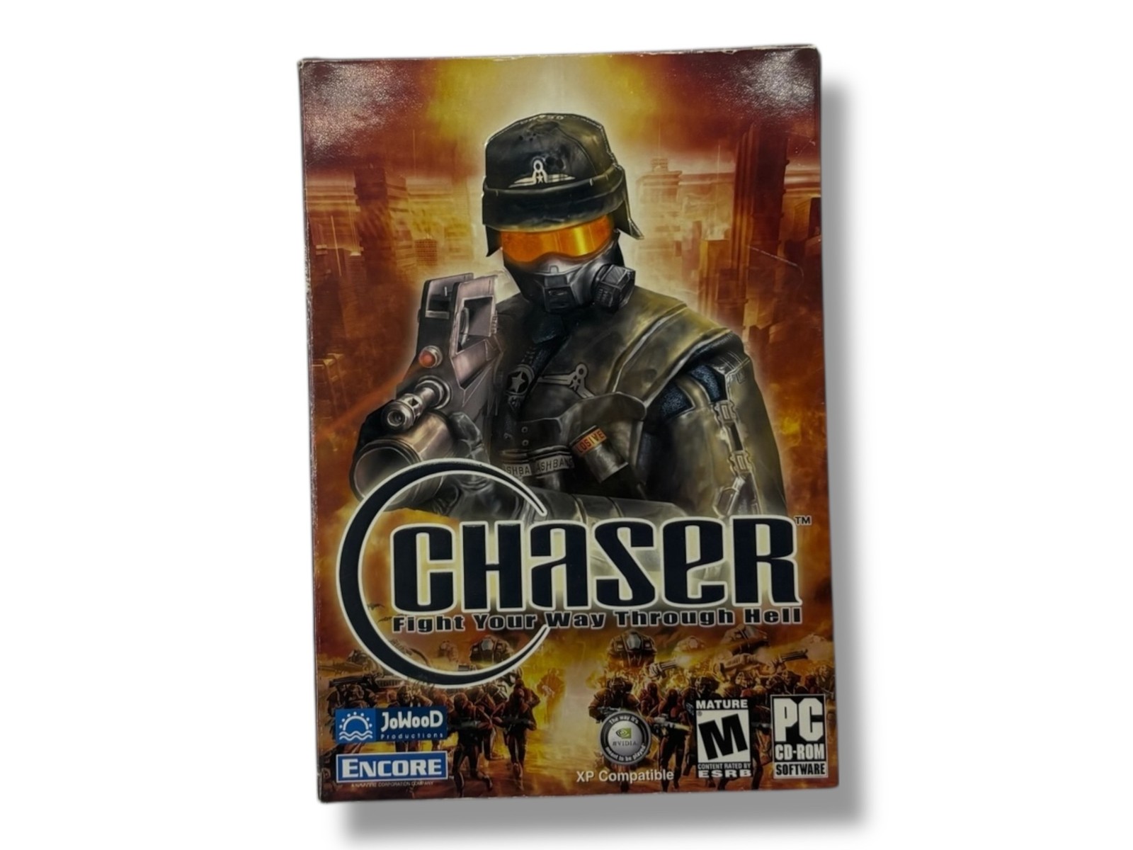 Chaser Fight Your Way Through Hell 2003 Medium Box JoWooD Encore Complete CIB