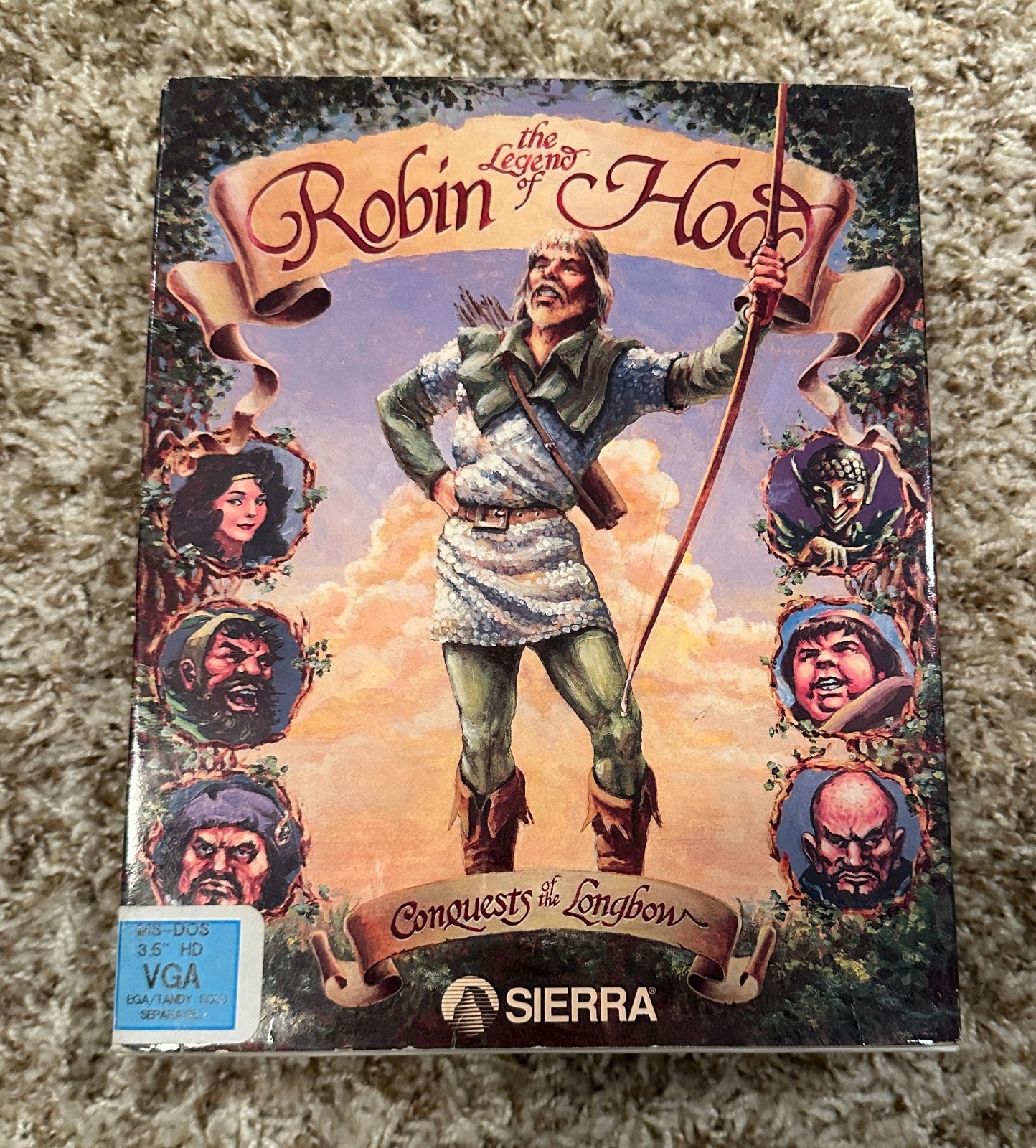 Legend of Robin Hood Conquests of the Longbow Sierra DOS 3.5