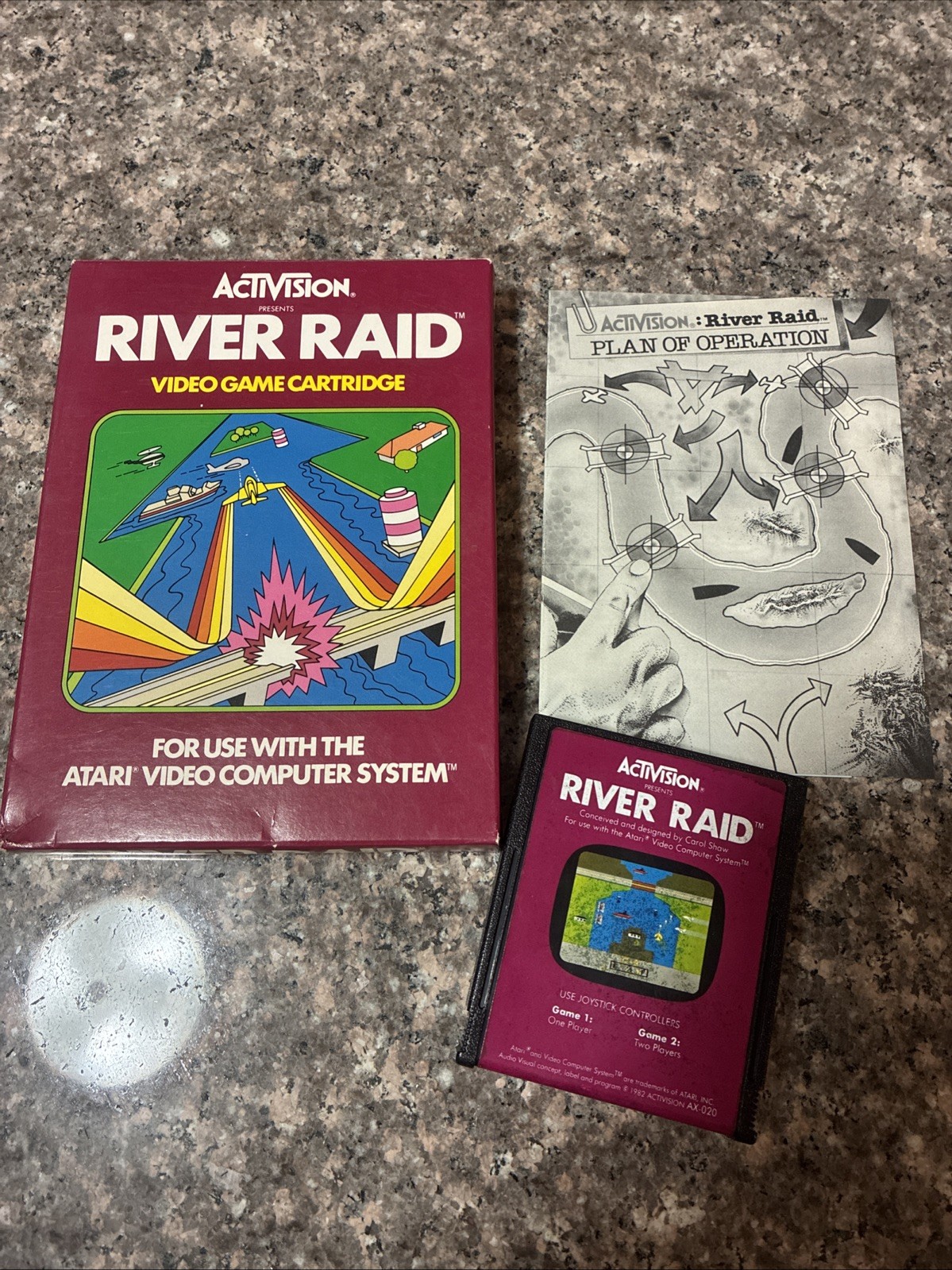 1982 Activision River Raid - CIB.  Fast Shipping
