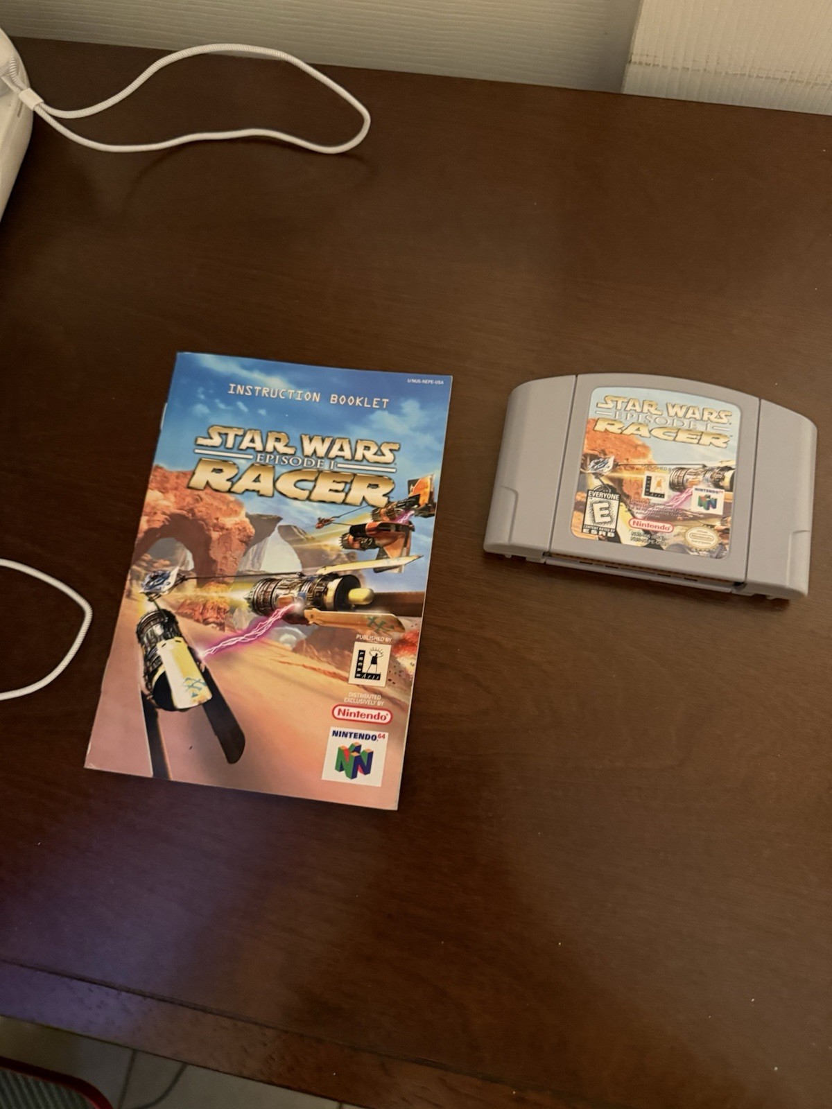 Star Wars Episode 1 Racer Nintendo 64 N64 Cartridge with Manual