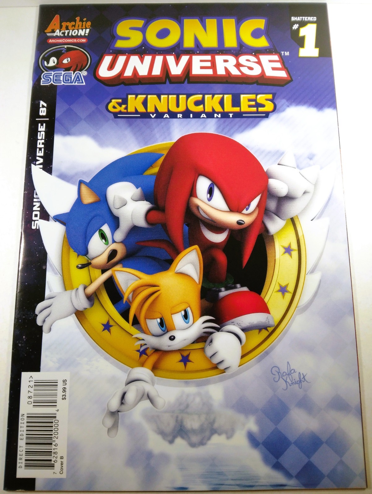 💫💥 SONIC UNIVERSE #87 KNUCKLES VARIANT B SEGA THE HEDGEHOG TAILS ARCHIE IDW