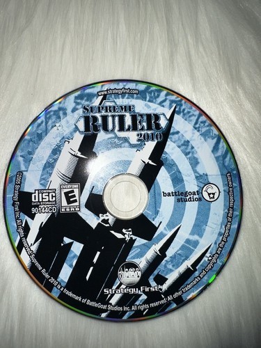 Supreme Ruler 2010 (PC Game - 2005)