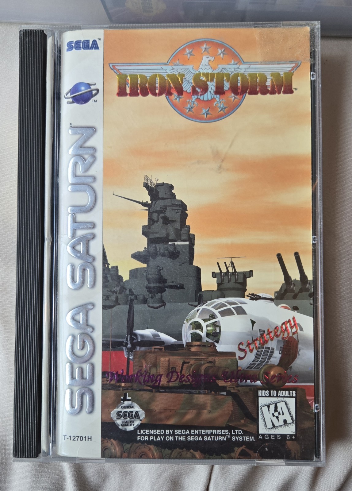 Iron Storm Sega Saturn 1996 Working Designs, CIB