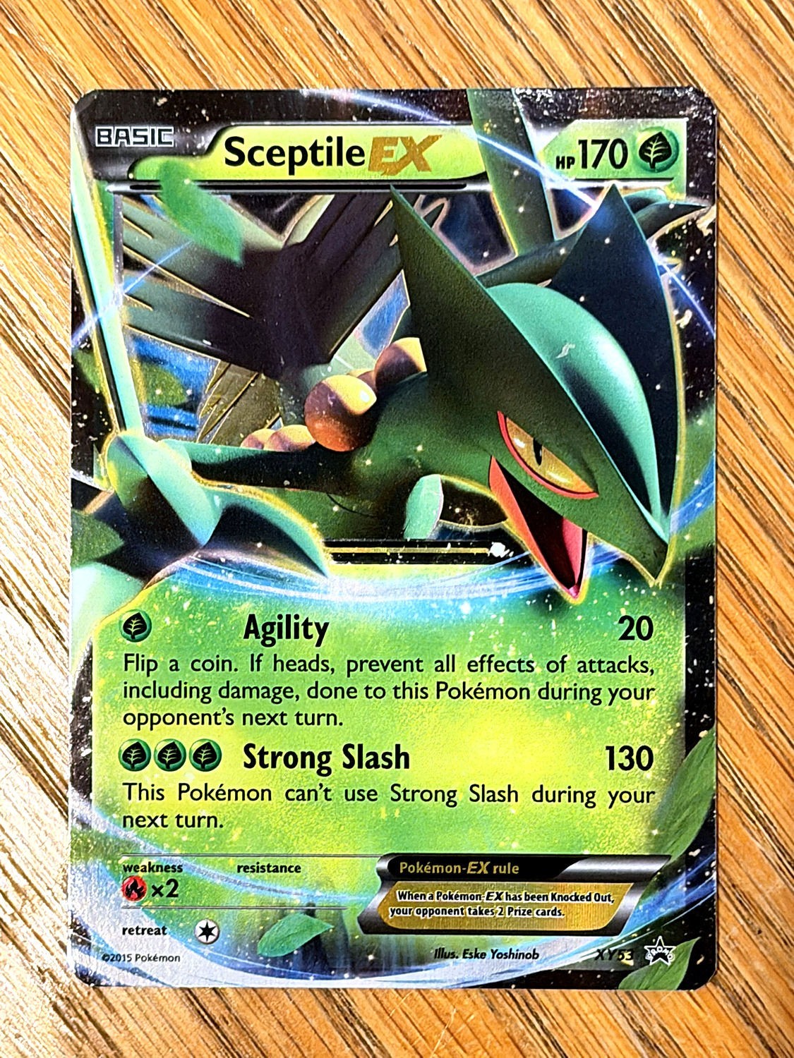 Pokémon TCG Sceptile EX XY53 XY Black Star Promo Holo Ultra Rare English LP