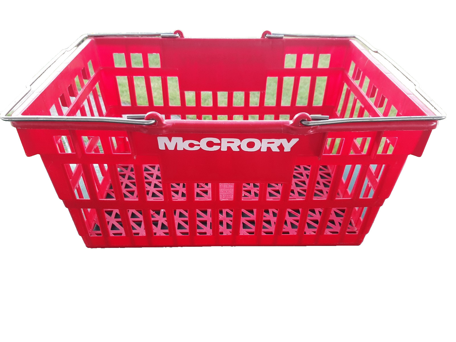 RARE Ca. 1980s McCRORY DEPARTMENT STORE  Shopping Basket - McCrory's McRorys