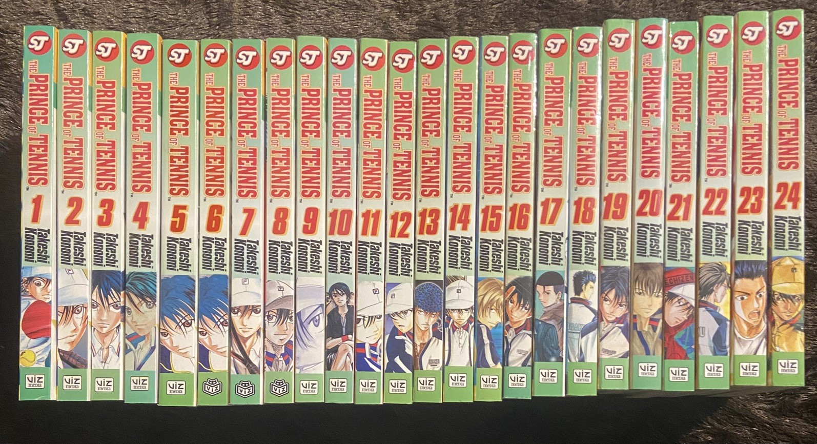 USED Viz Media Takeshi Konomi The Prince of Tennis Vol 1-24 English Manga Set