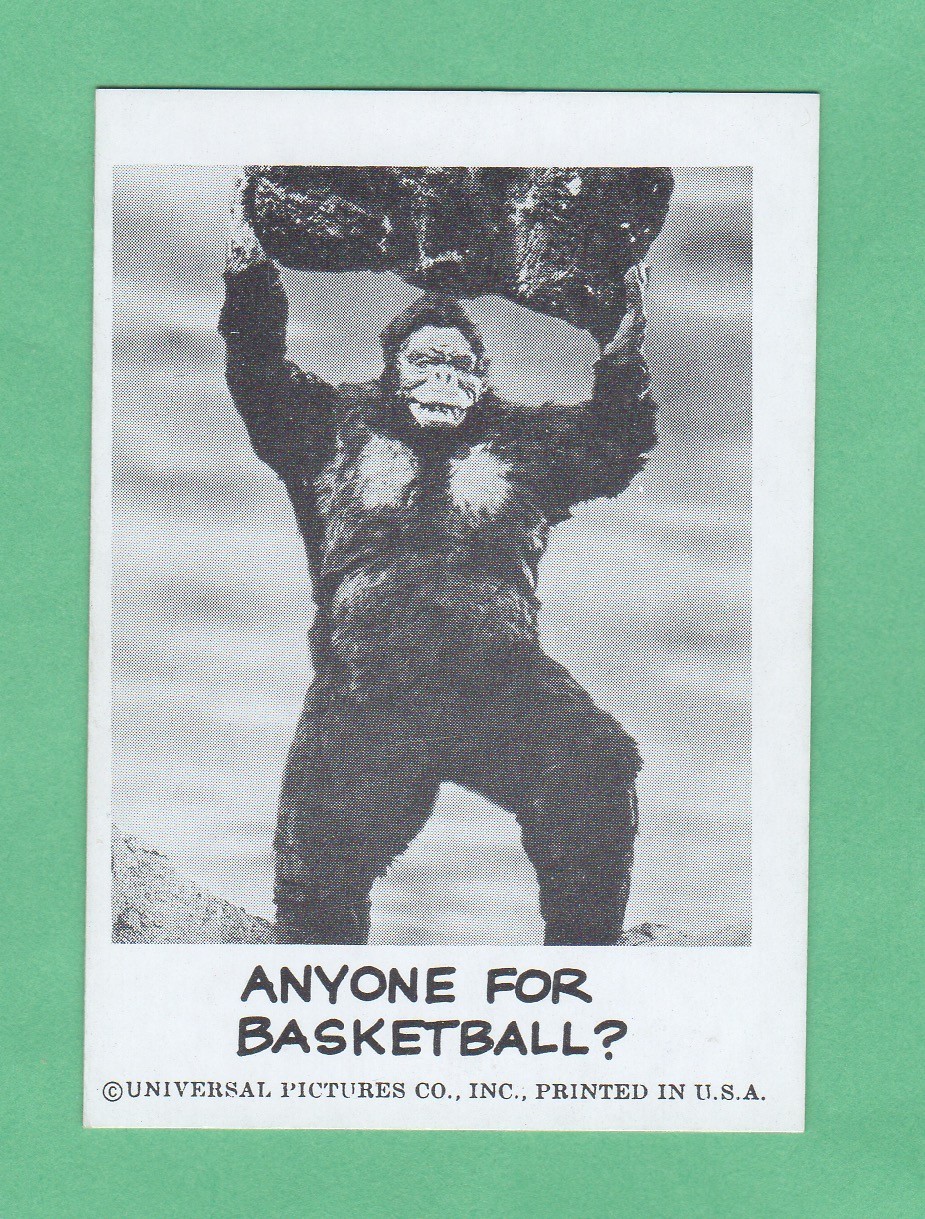 1961 Leaf  Spook Stories Series 2   King Kong  # 108  HTF Read  Nrmnt-mt OC