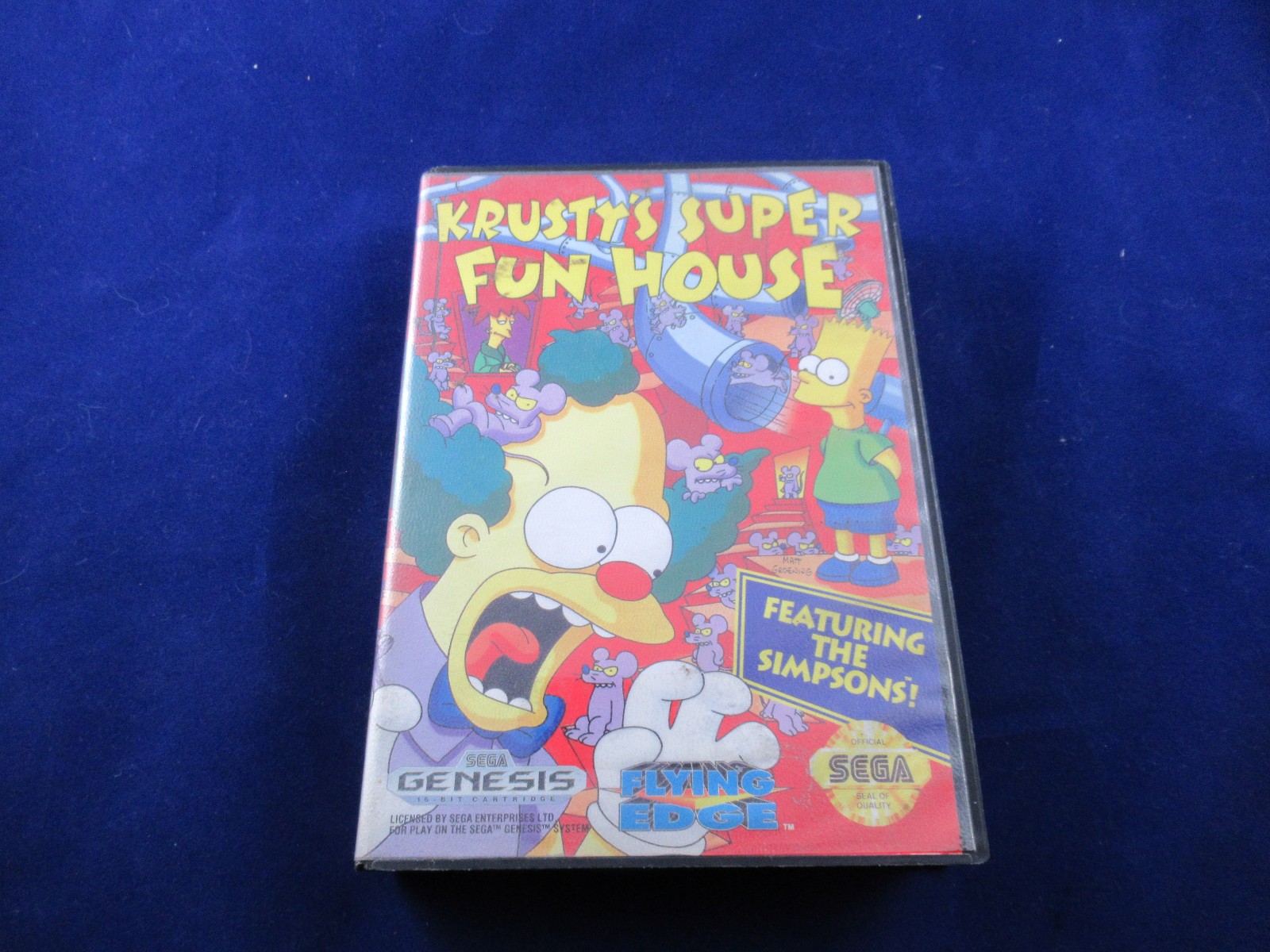 Krusty's Super Fun House (Sega Genesis, 1994) *In Case - Tested*