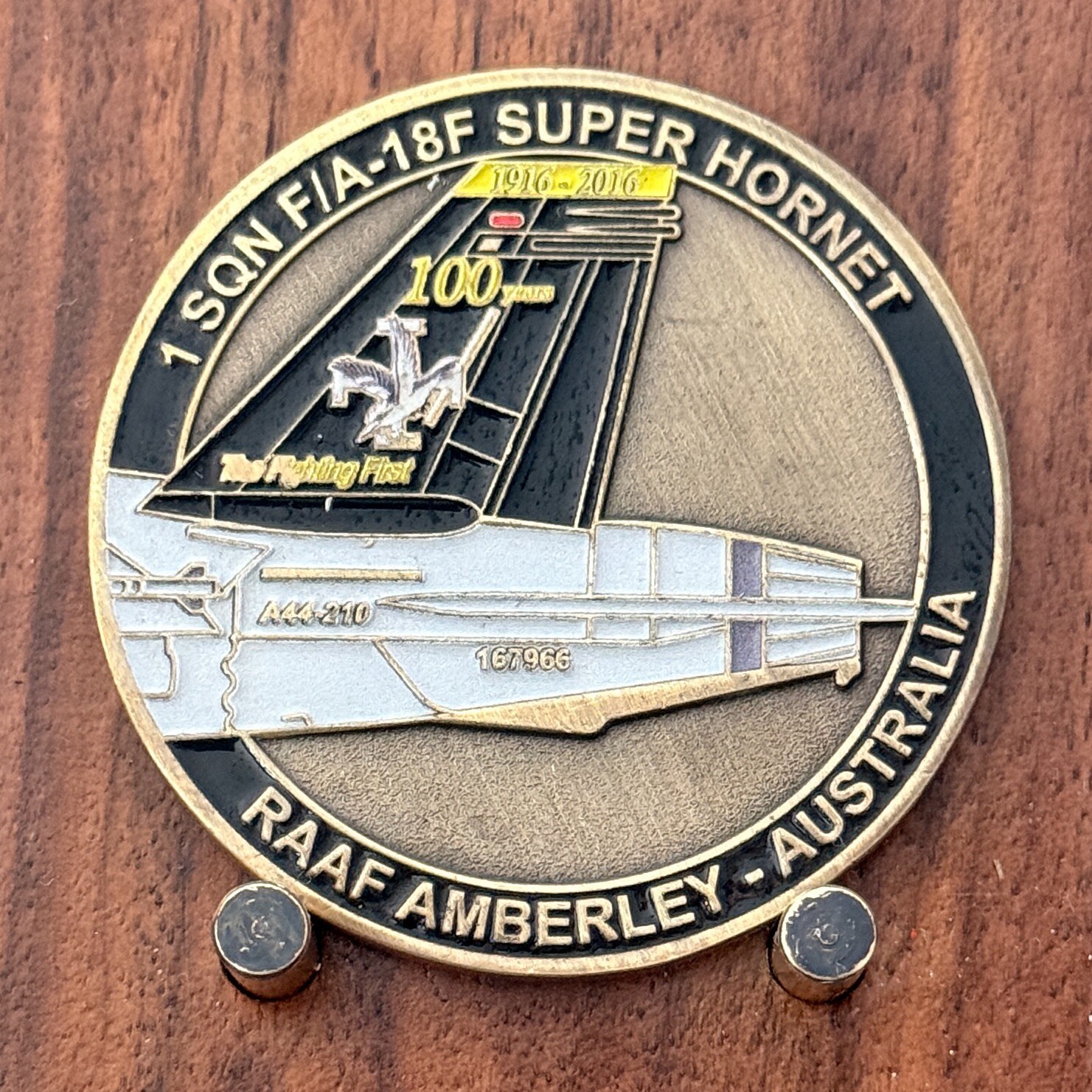 RAAF 1 SQN F/A‑18F Super Hornet Military Challenge Coin  M#2