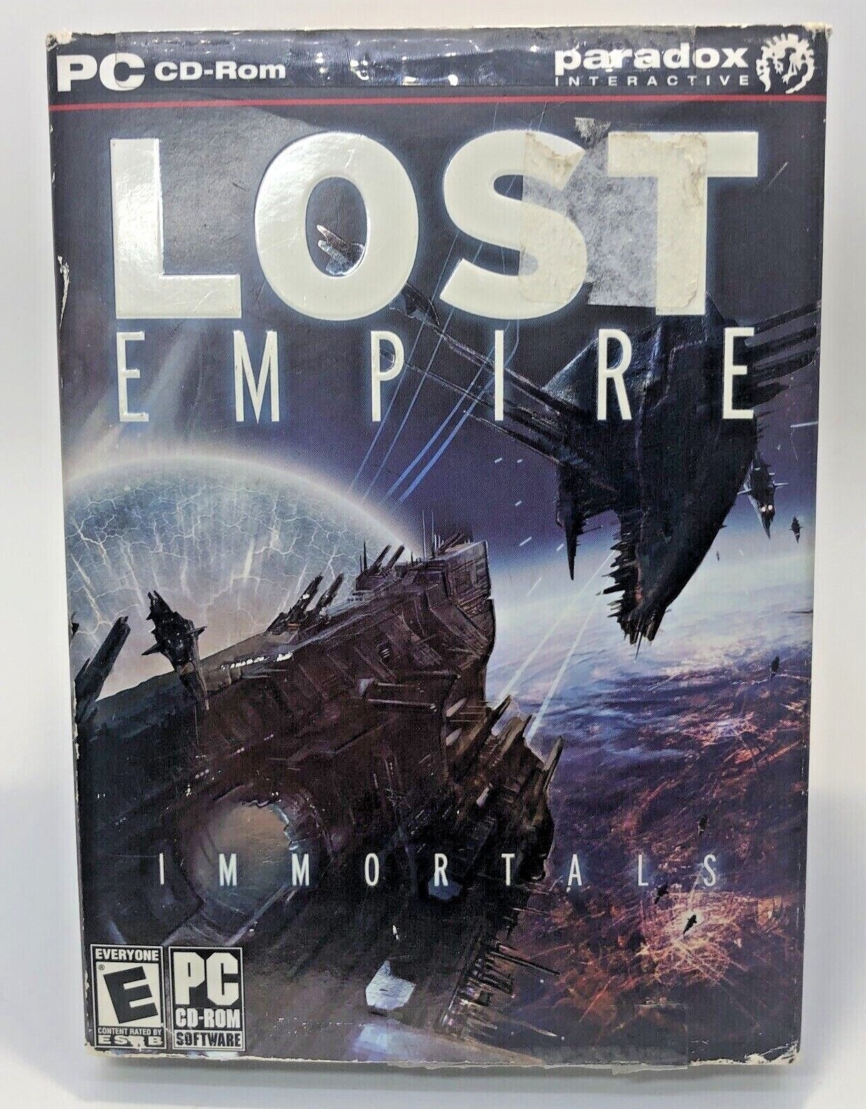 LOST EMPIRE IMMORTALS Paradox Interactive Space Simulation PC Game CD-Rom 