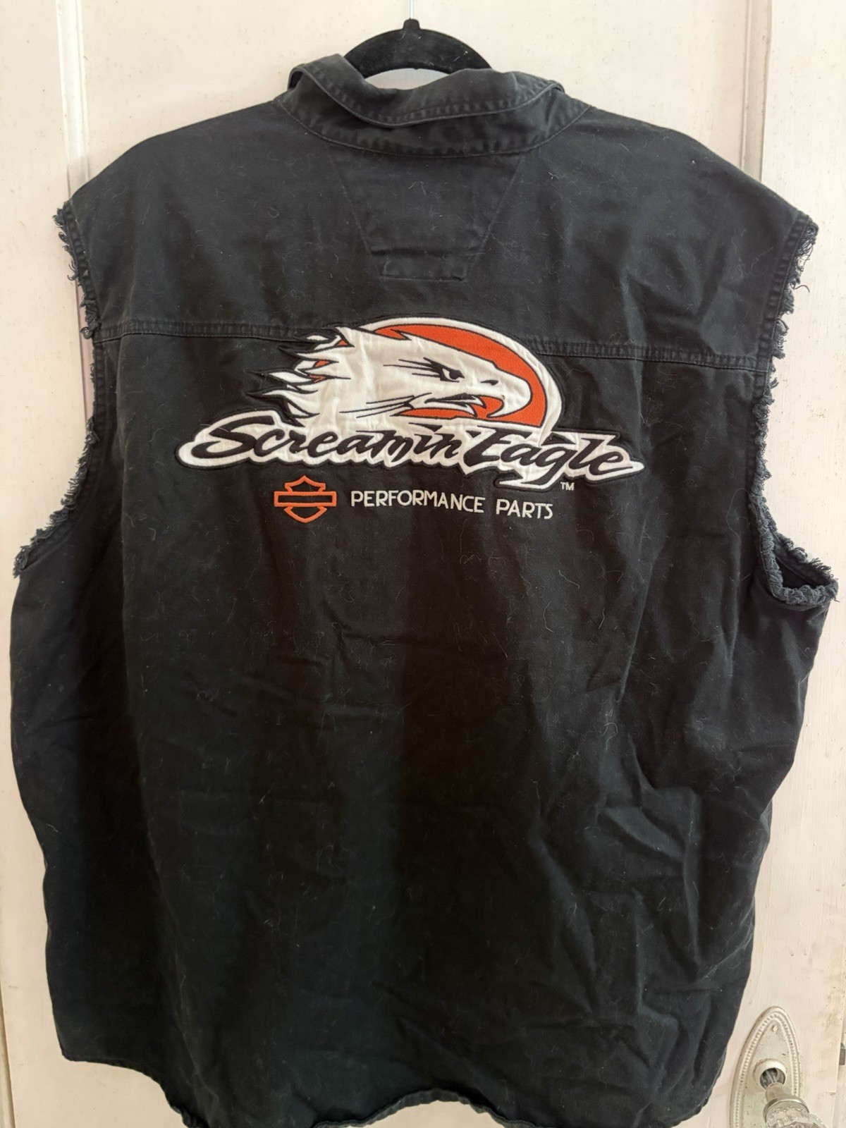 Harley-Davidson Racing Screamin\' Eagle Performance Parts Black Sleeveless Shirt