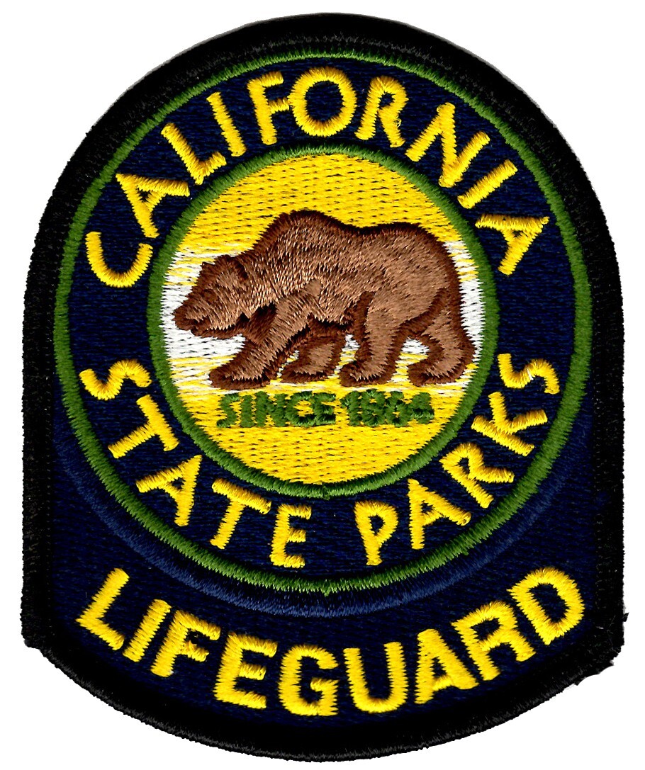 California State Parks Lifeguard - Patch larger standard 5